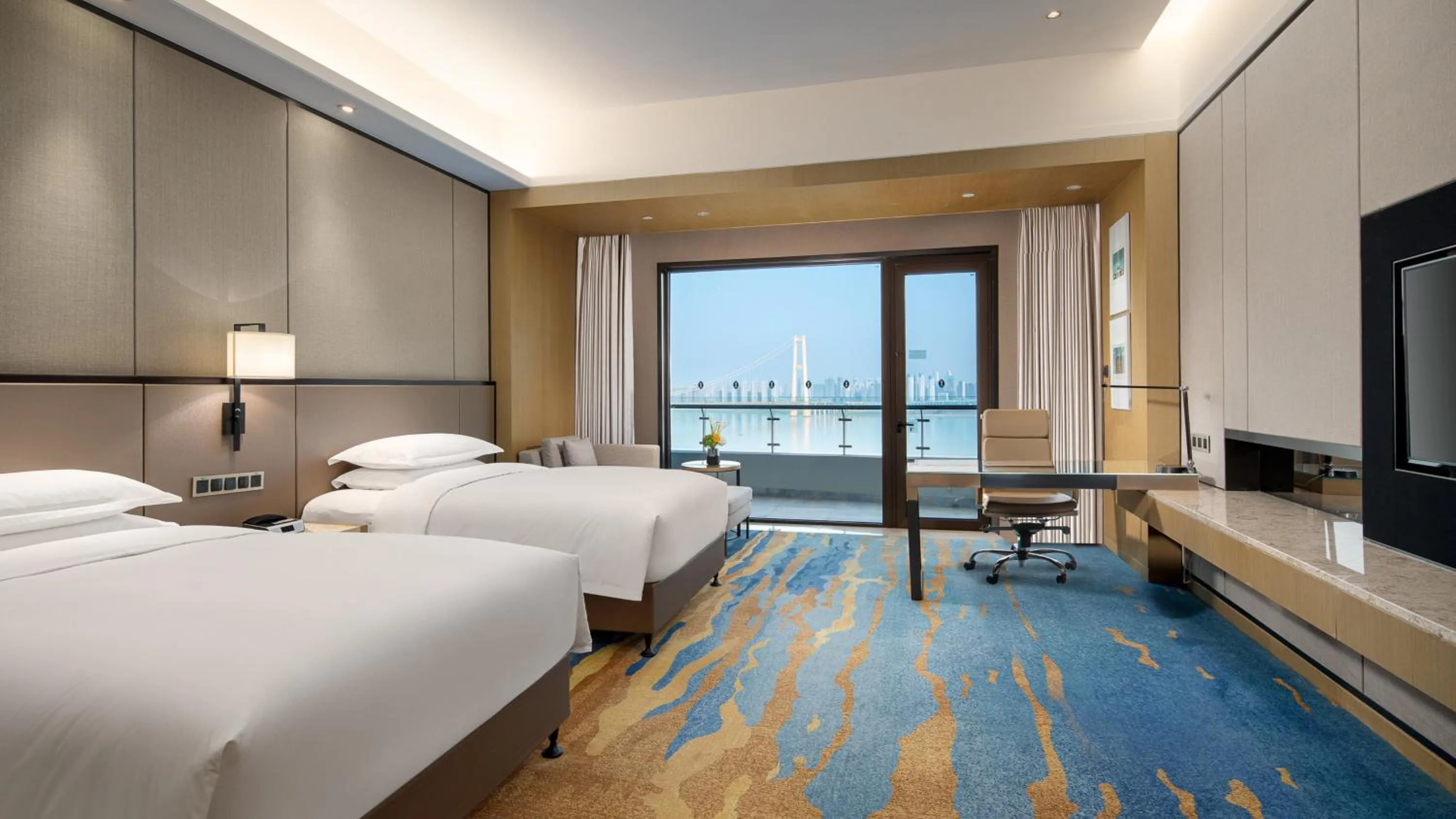 Photo of the whole room in InterContinental Wuhan by IHG - Yangtze River View