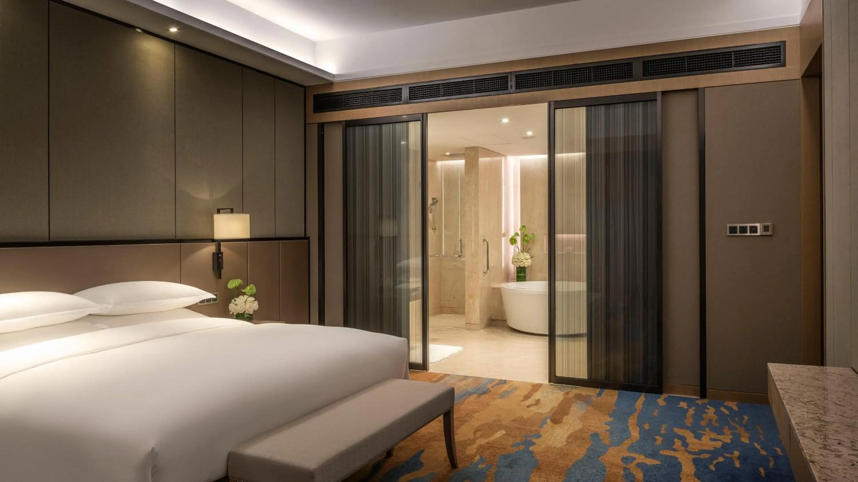 Bathroom in InterContinental Wuhan by IHG - Yangtze River View