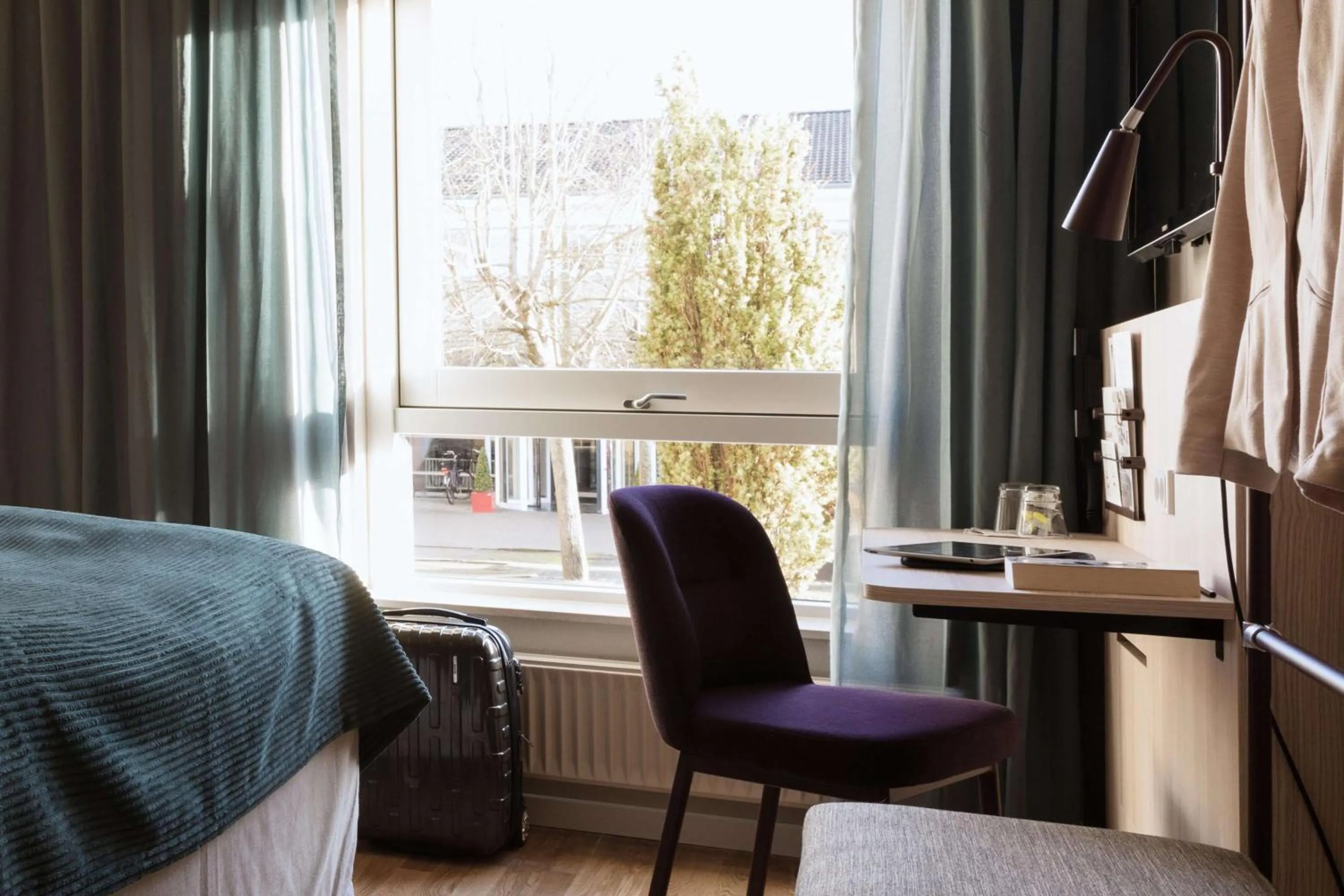 Bedroom, Bed in Scandic Aalborg Øst