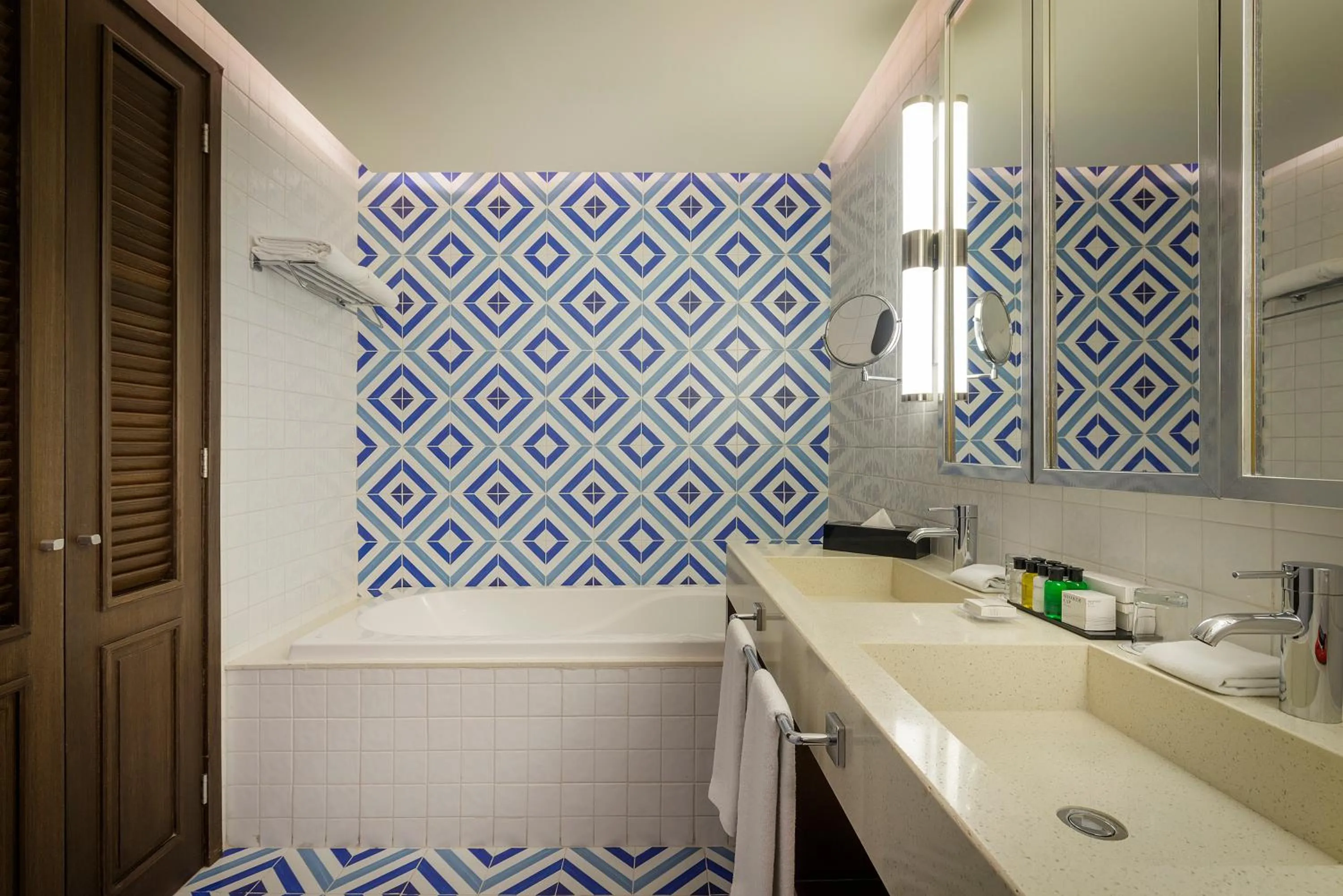 Bathroom in El Beso Adults Only at Ocean Riviera Paradise All Inclusive