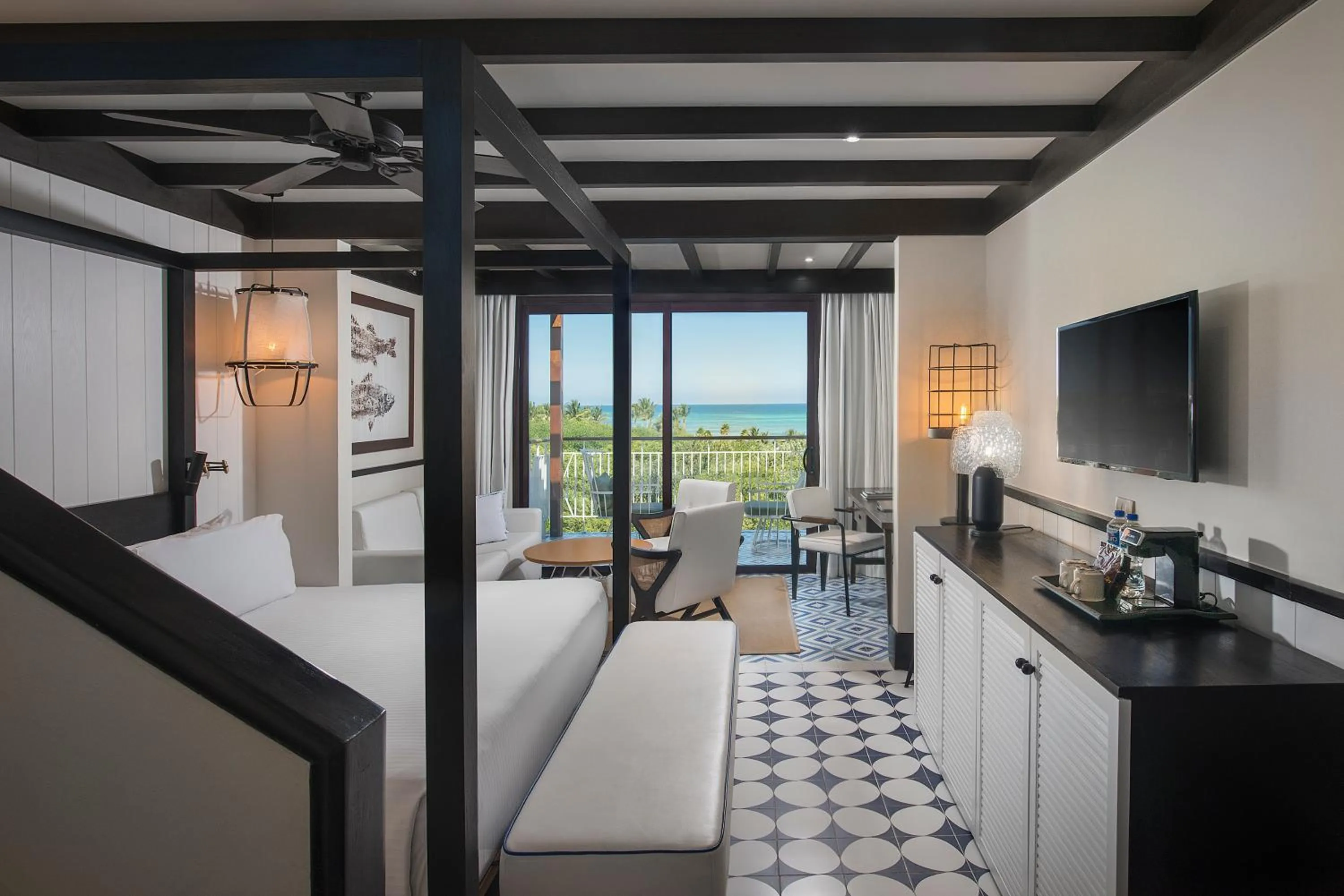 Bed in El Beso Adults Only at Ocean Riviera Paradise All Inclusive