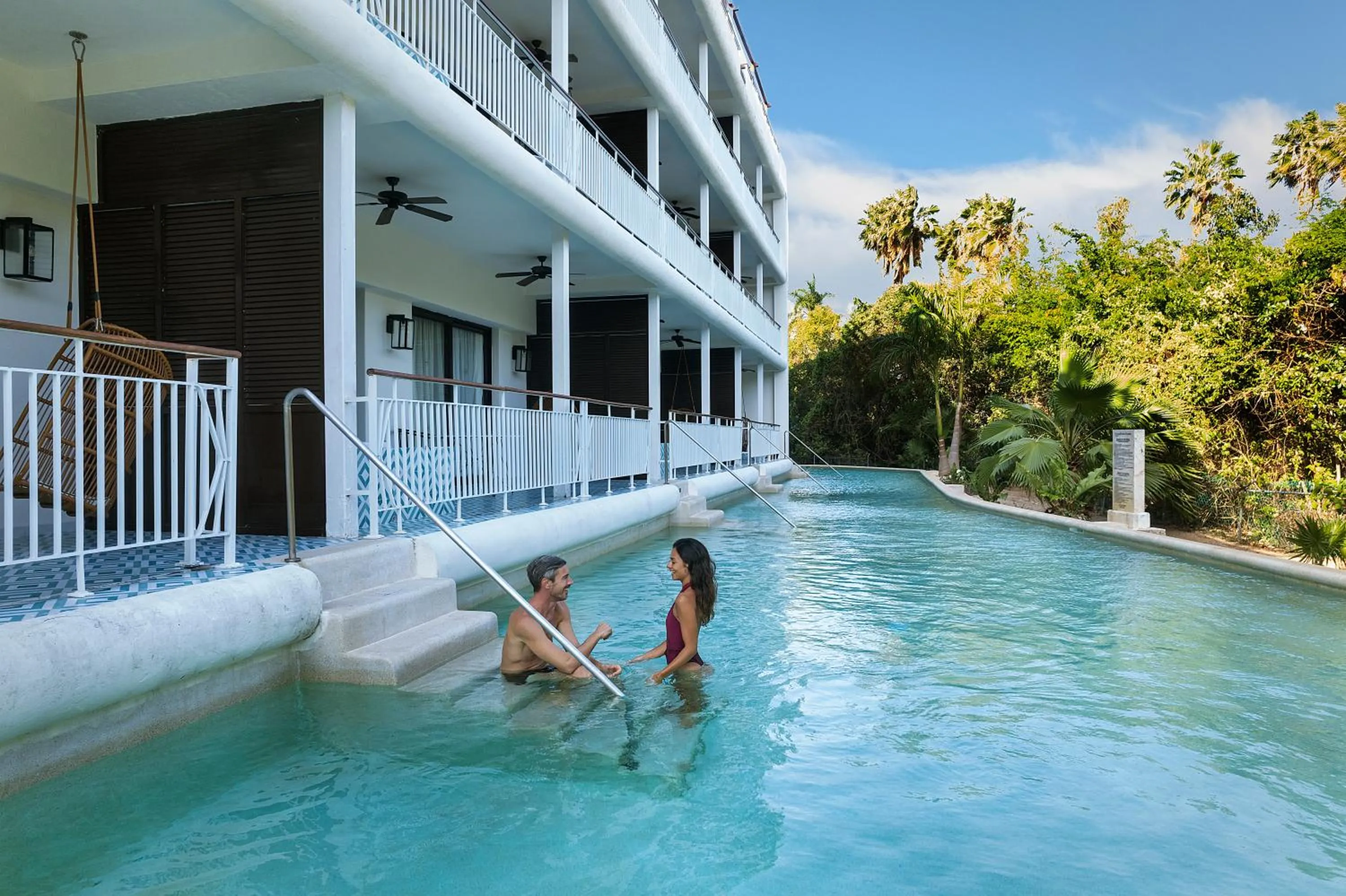 Swimming pool in El Beso Adults Only at Ocean Riviera Paradise All Inclusive