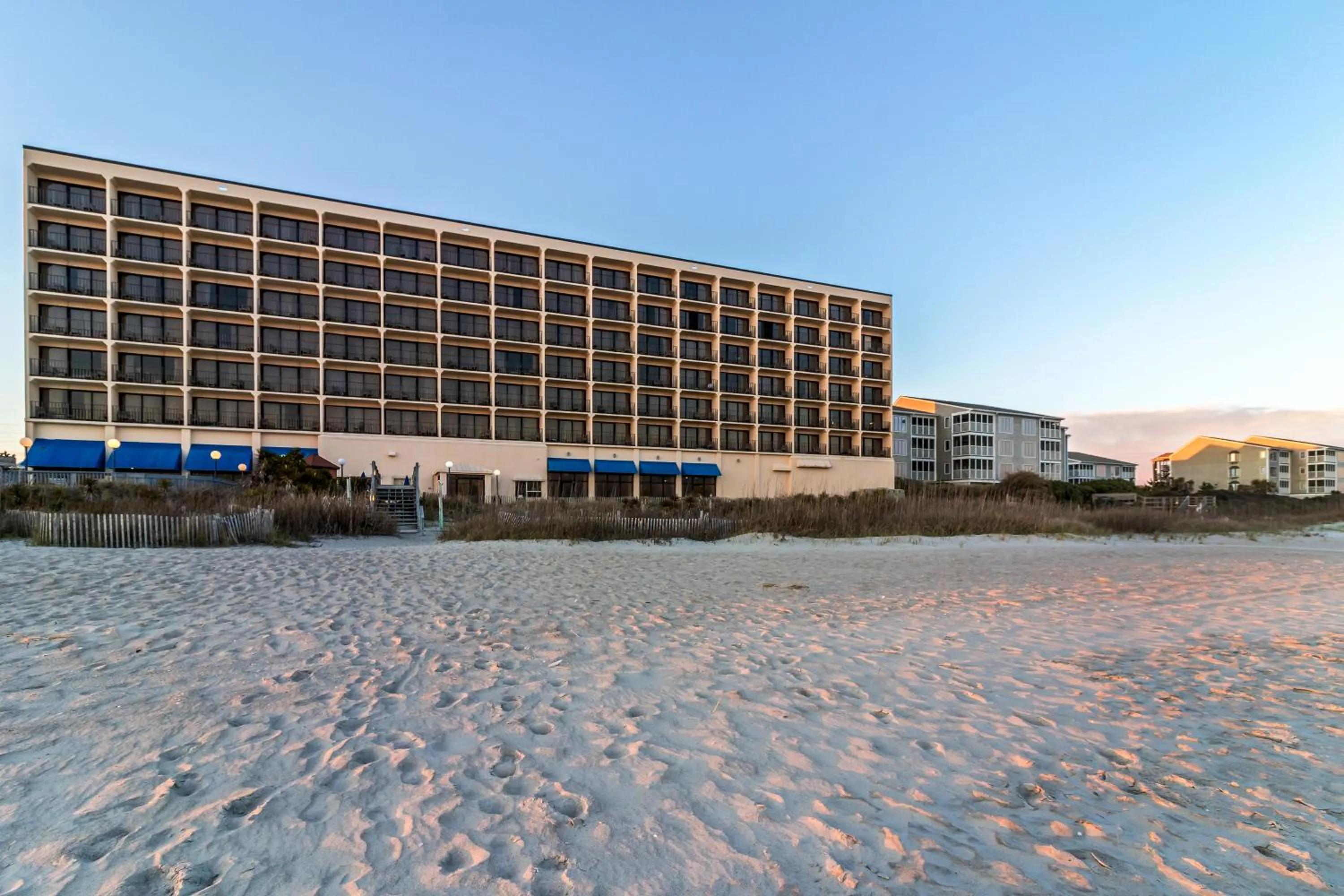 Property building in Crystal Coast Oceanfront Hotel