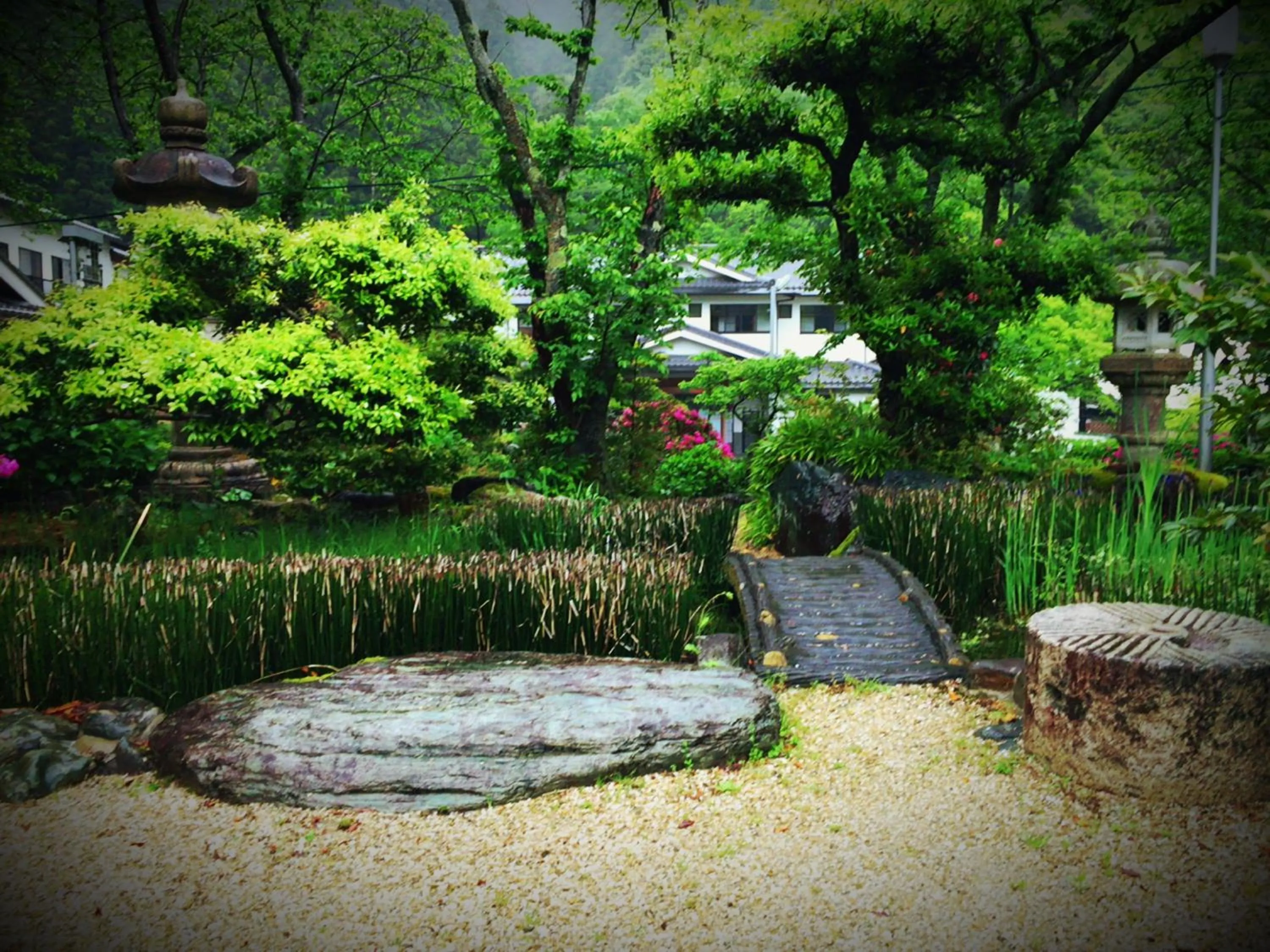Garden in Okumizuma Onsen