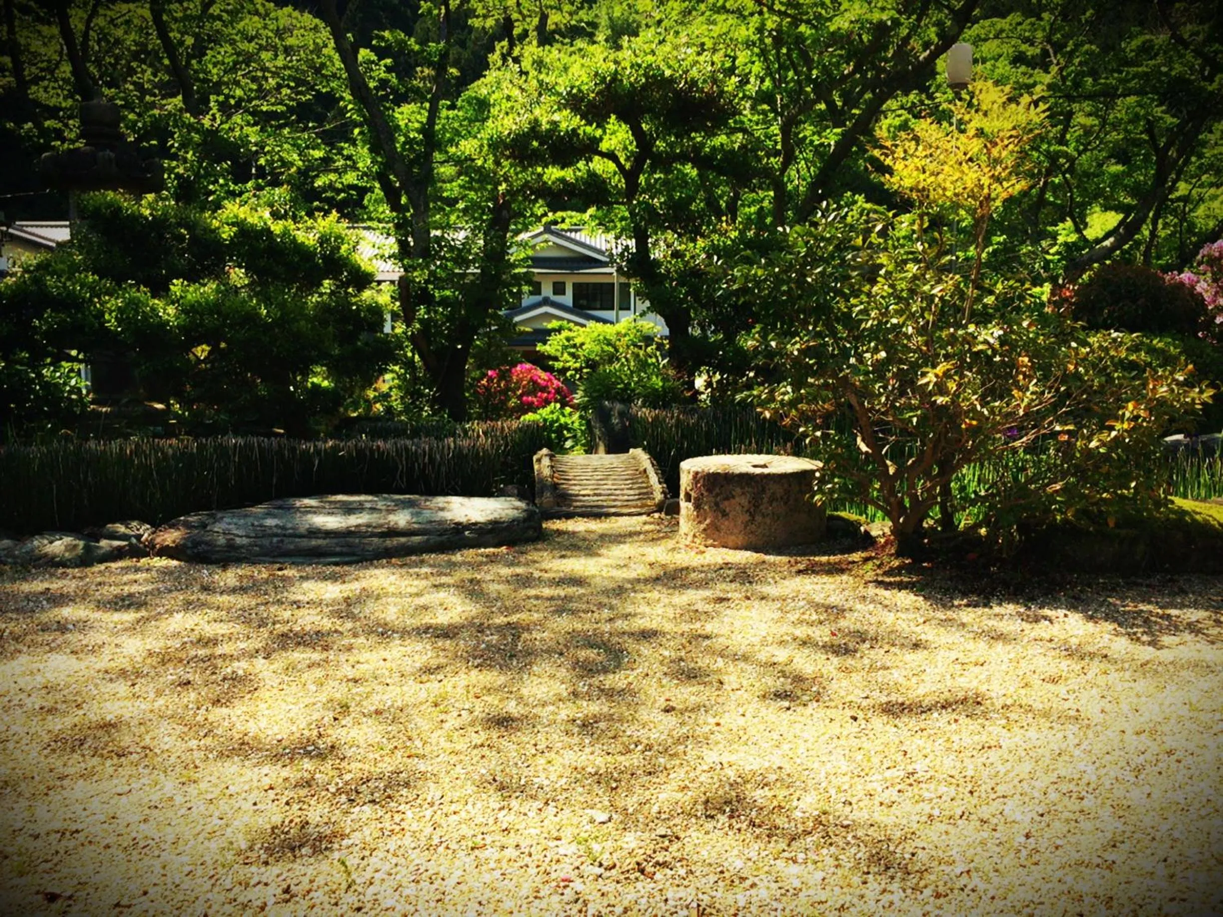 Garden in Okumizuma Onsen