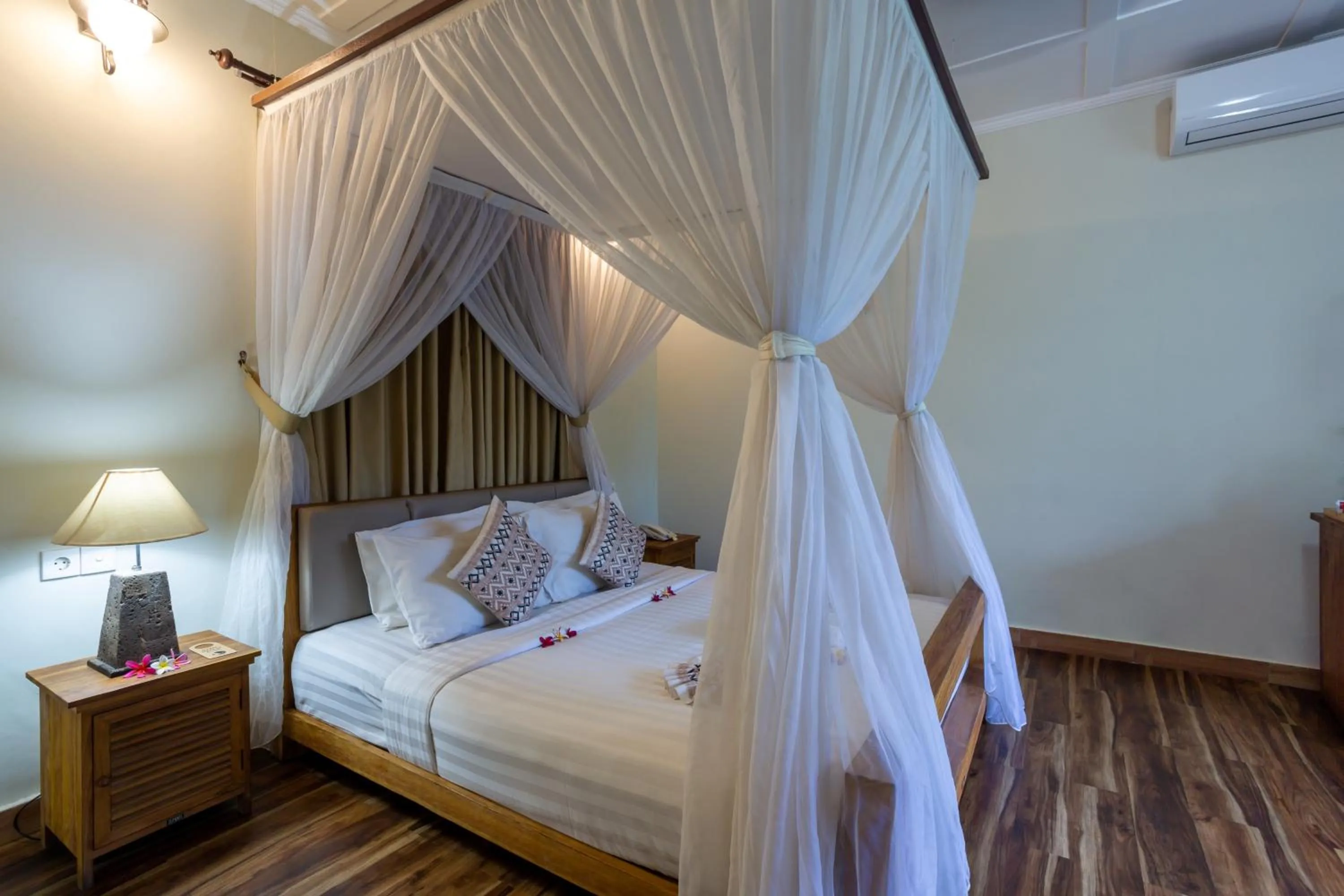 Bed in Abipraya Ubud