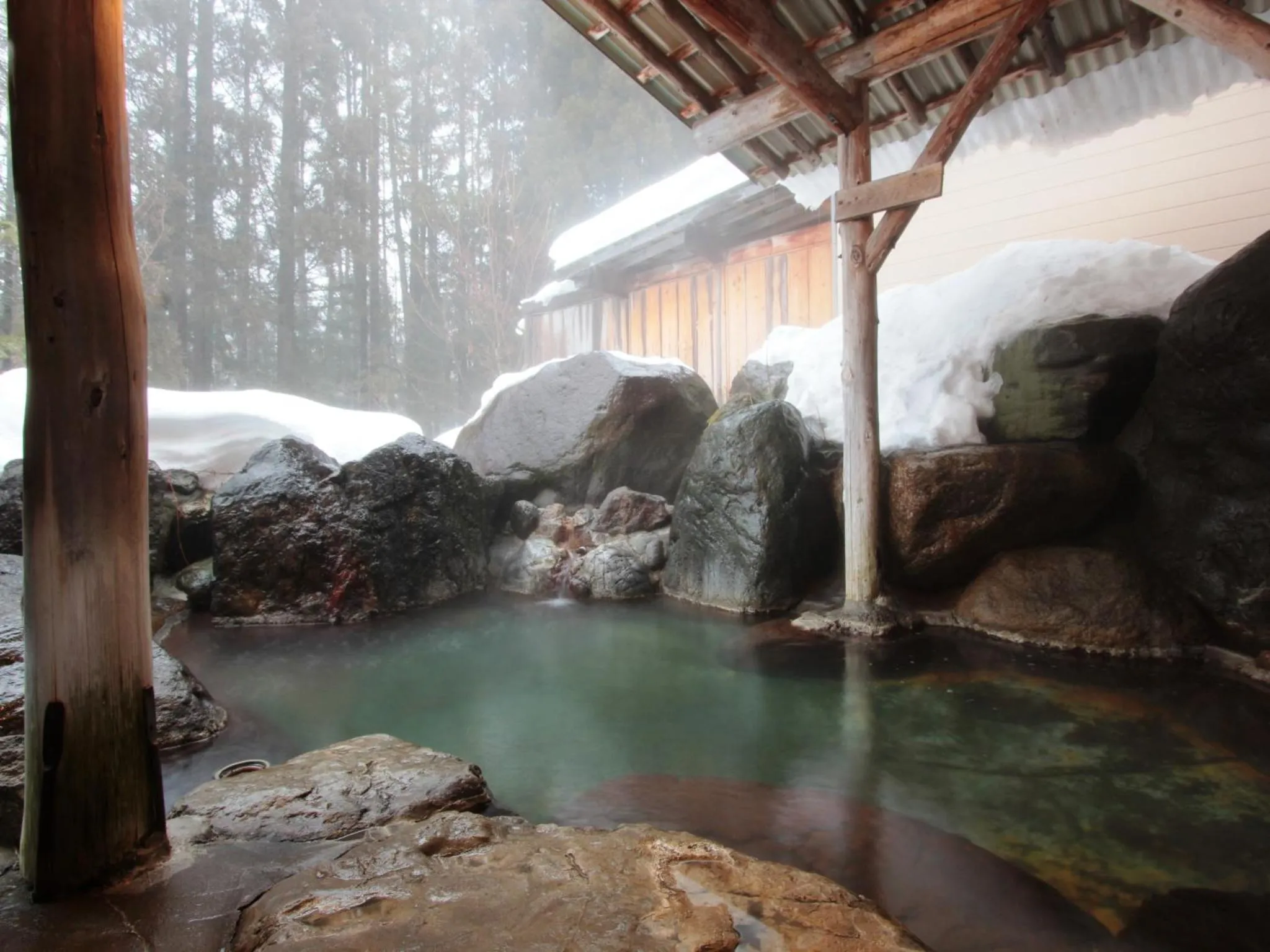 Hot Spring Bath in Yunohirakan