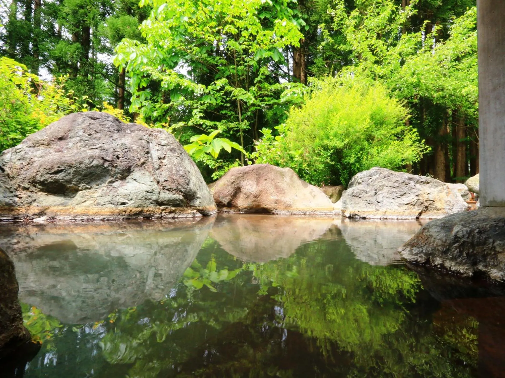 Hot Spring Bath in Yunohirakan