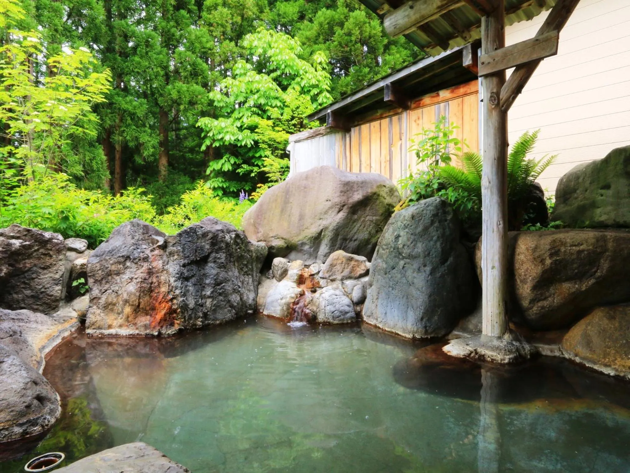 Hot Spring Bath in Yunohirakan
