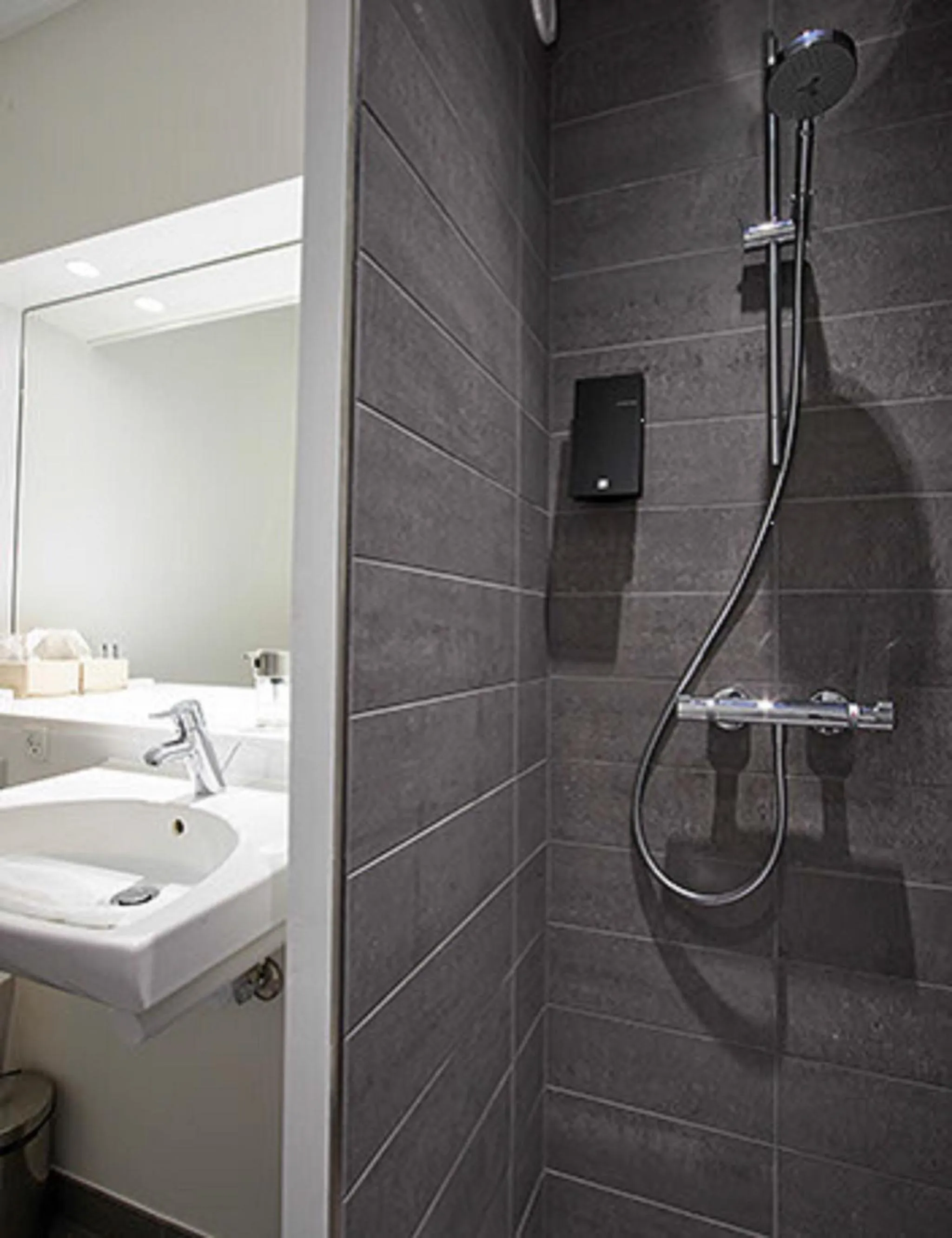 Shower in Haraldskær Sinatur Hotel & Konference