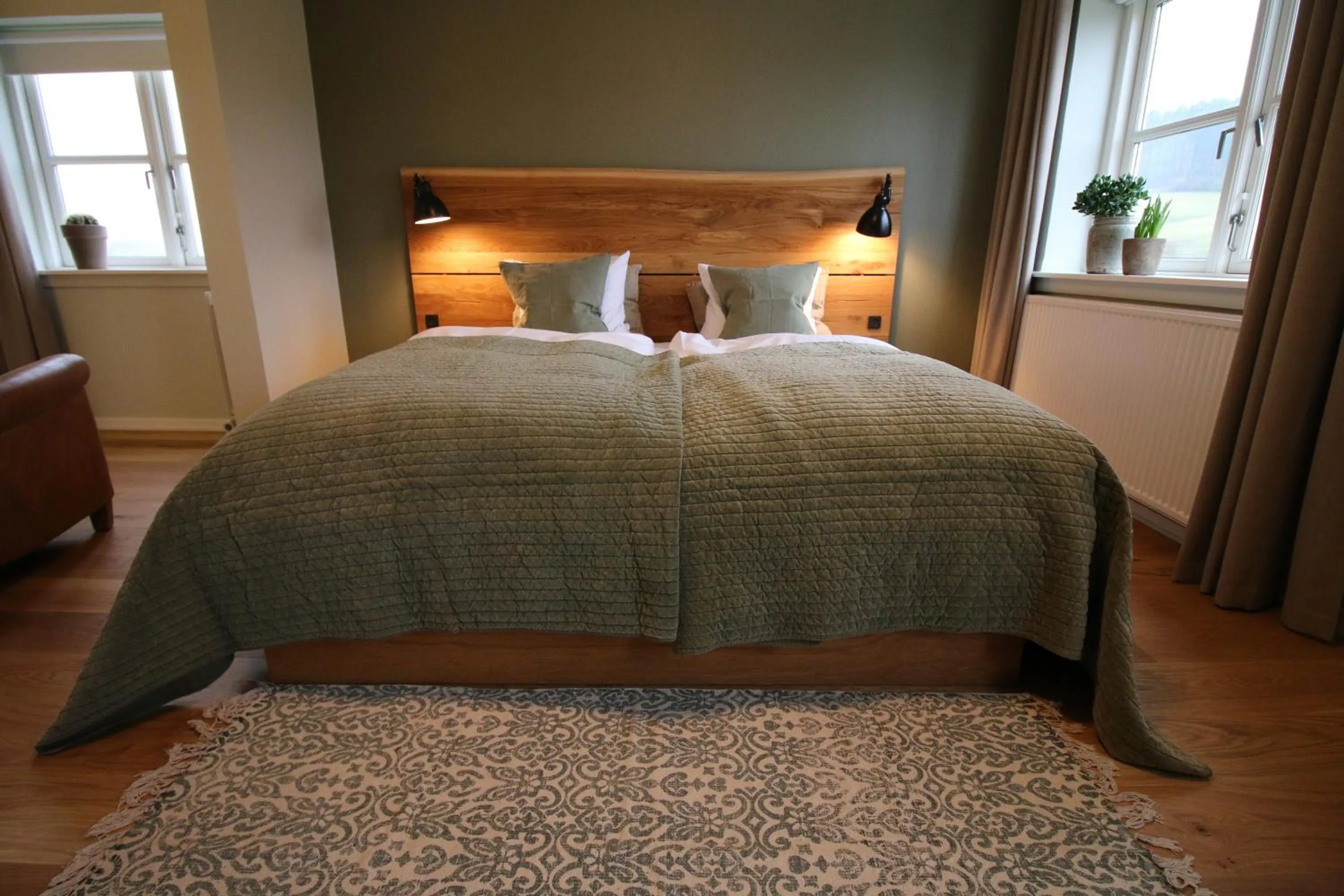 Bed in Haraldskær Sinatur Hotel & Konference