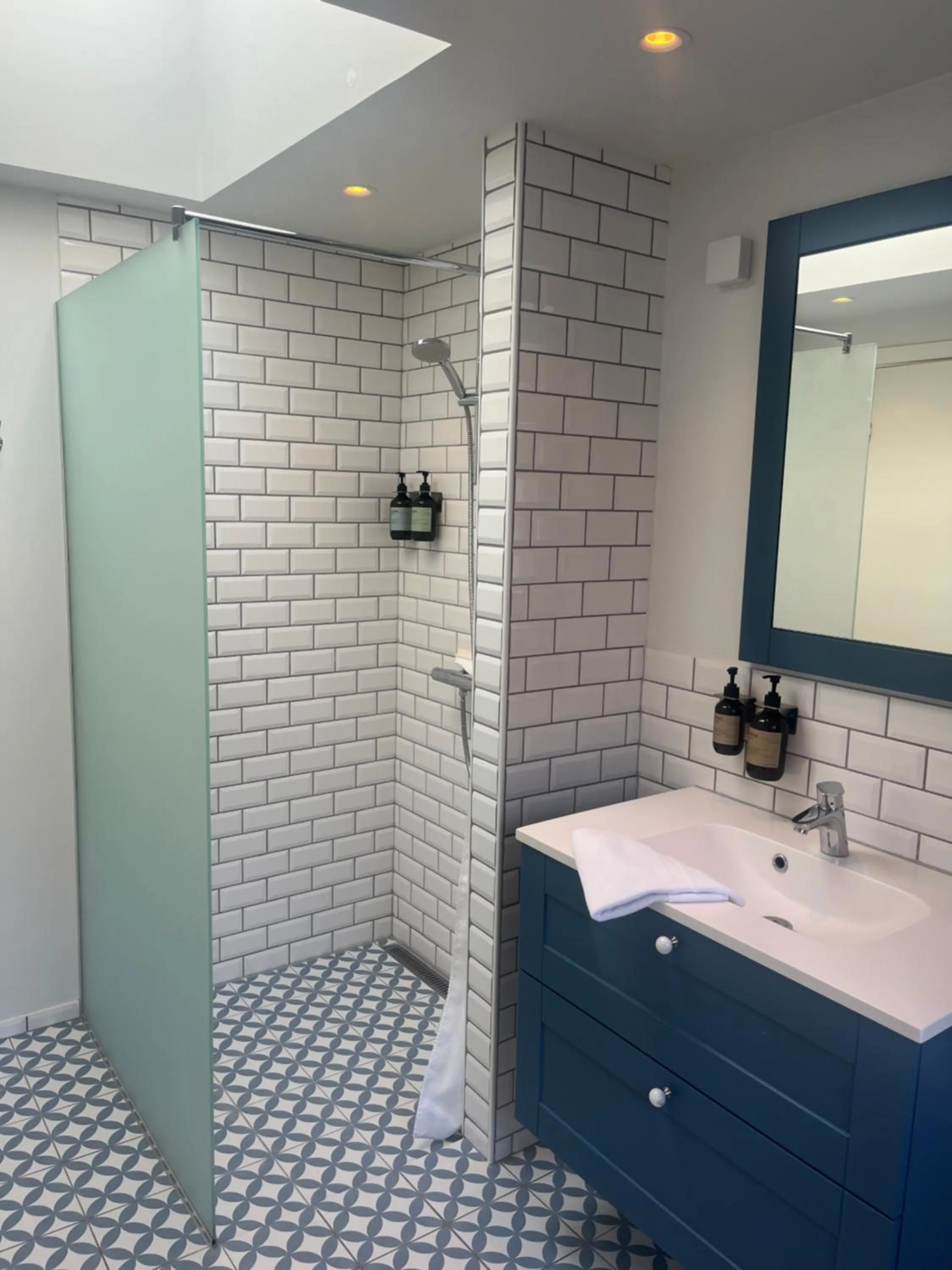 Bathroom in Rødvig Kro og Badehotel