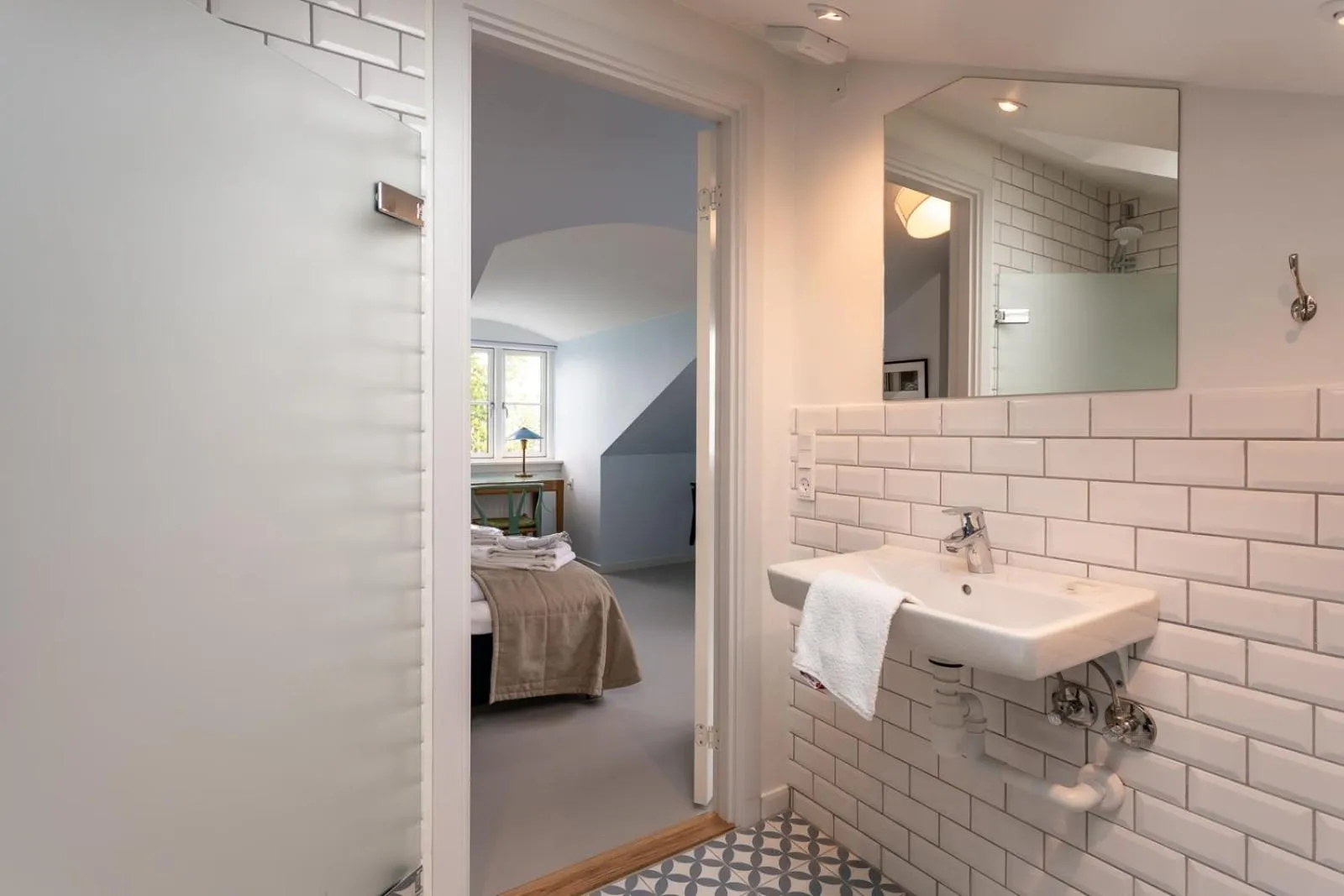 Bathroom in Rødvig Kro og Badehotel