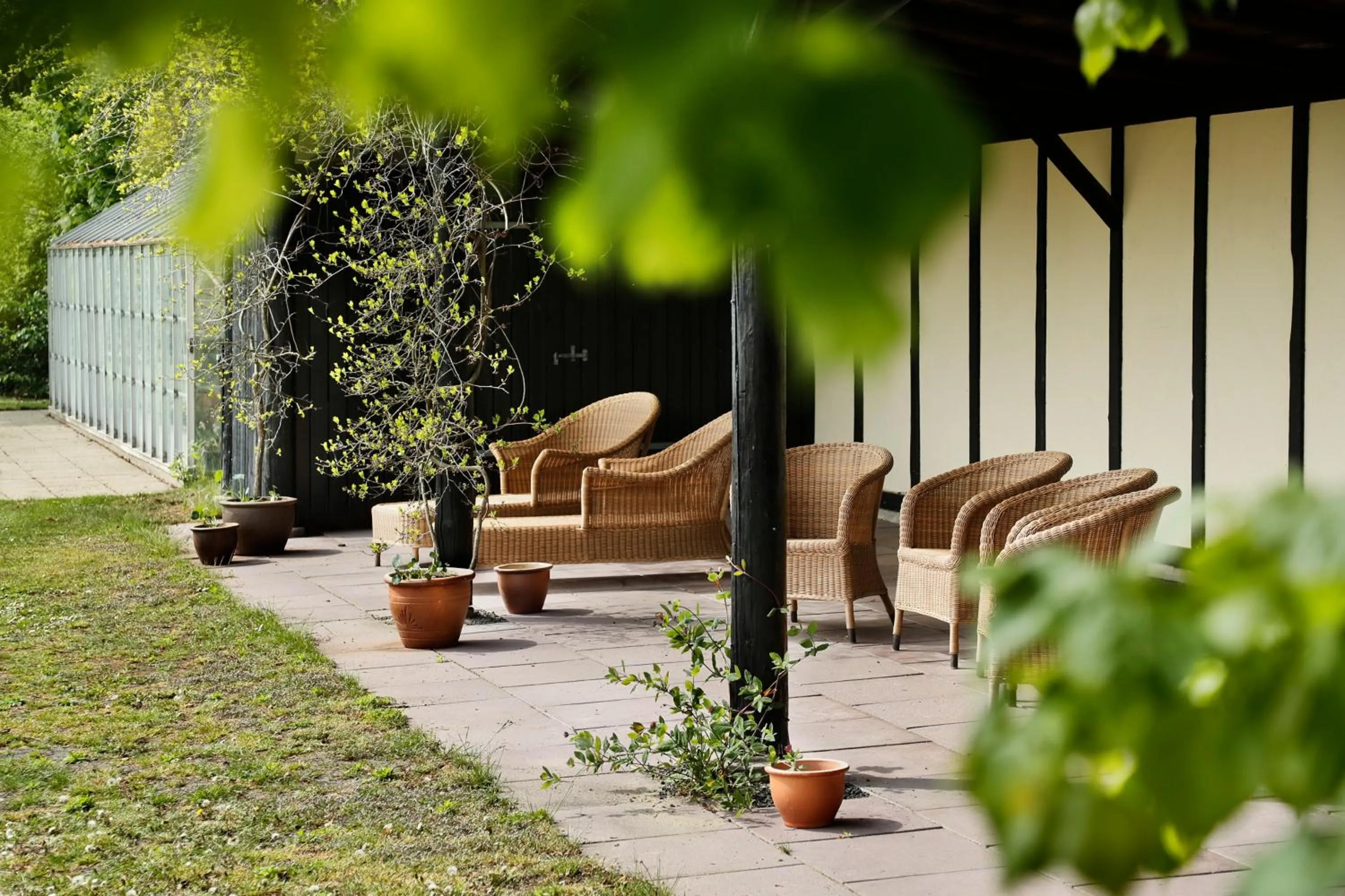 Garden in Gl Skovridergaard