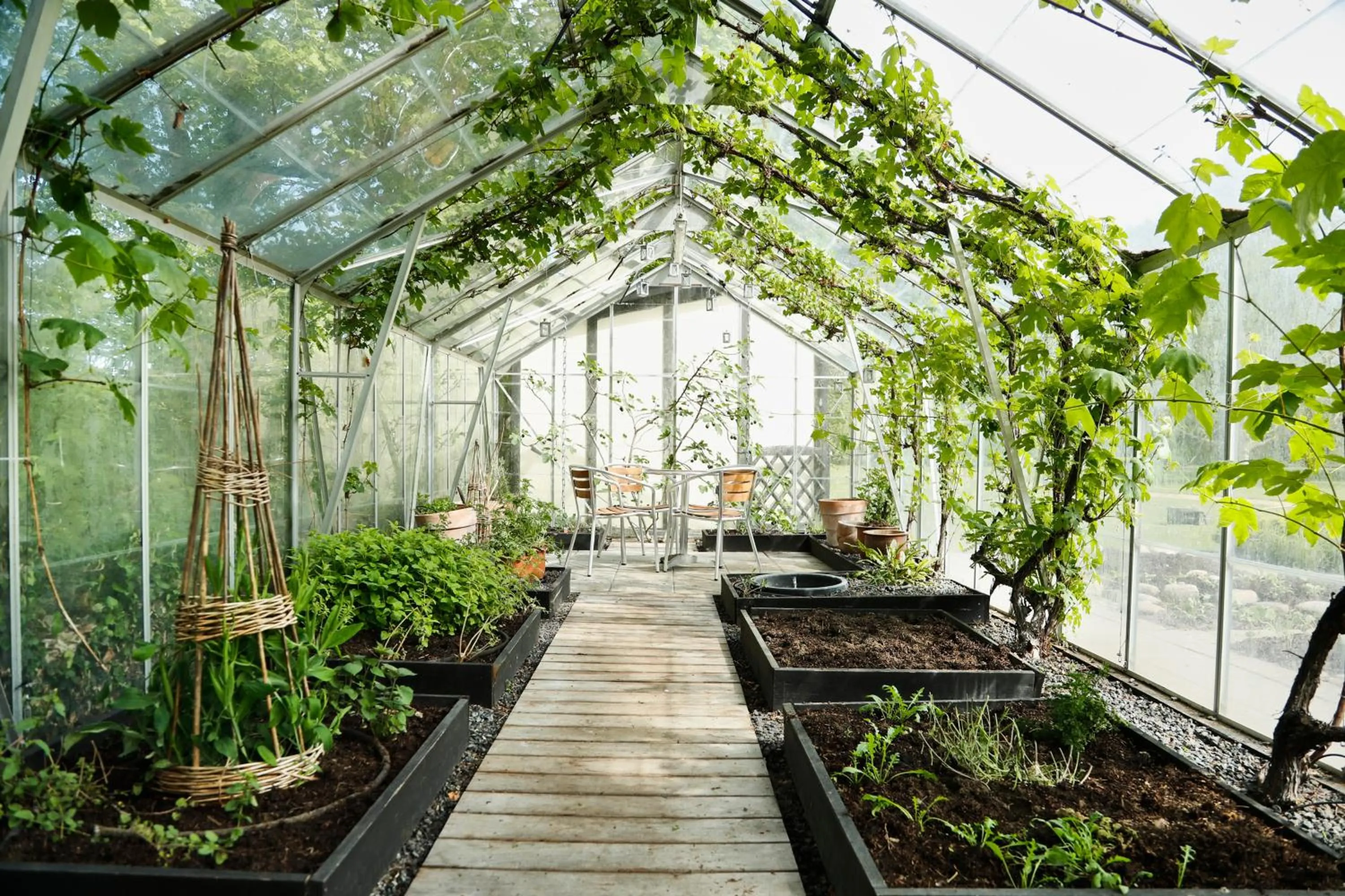 Garden in Gl Skovridergaard