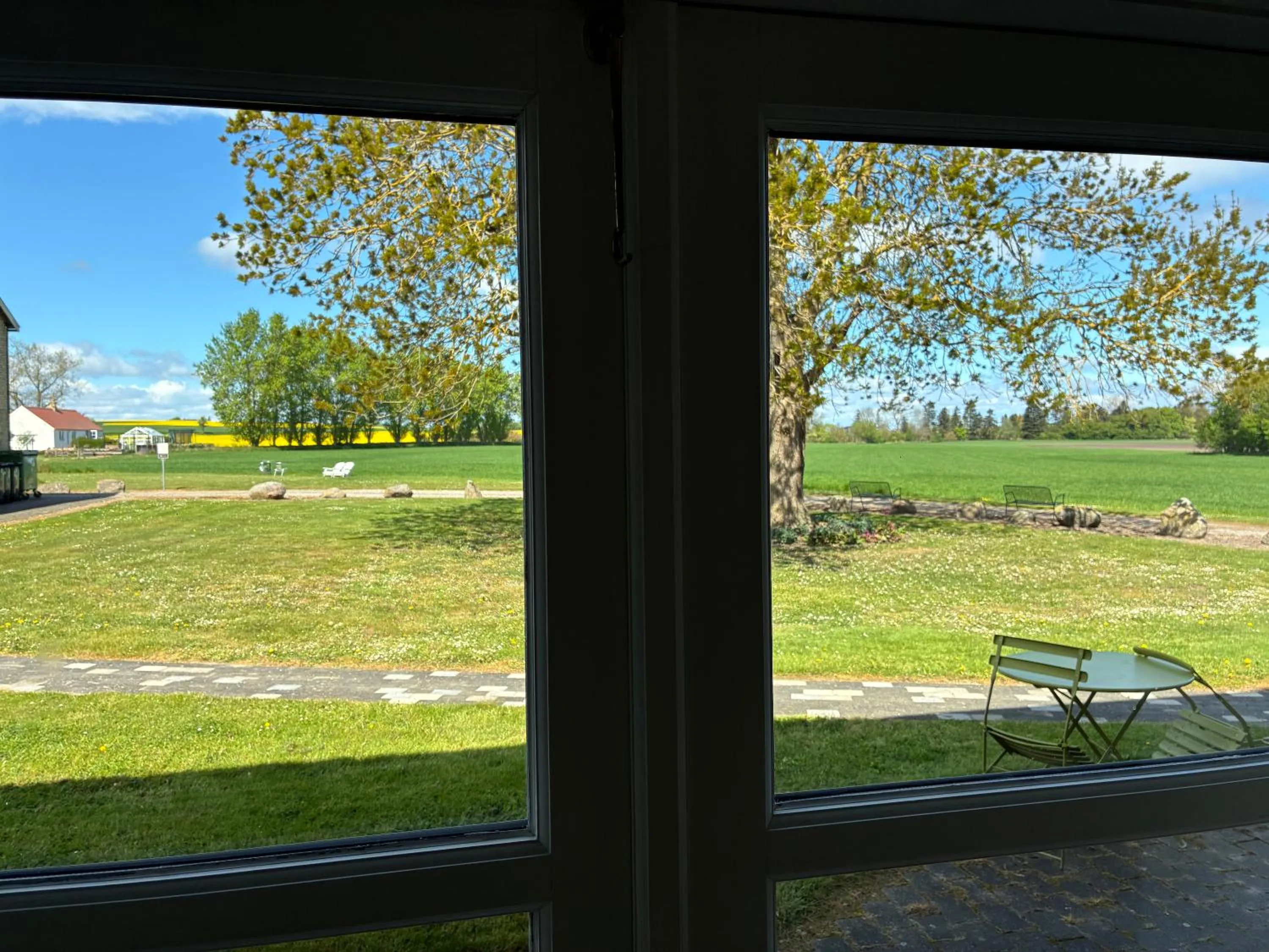 Garden view in Tiendegaarden Møns Klint