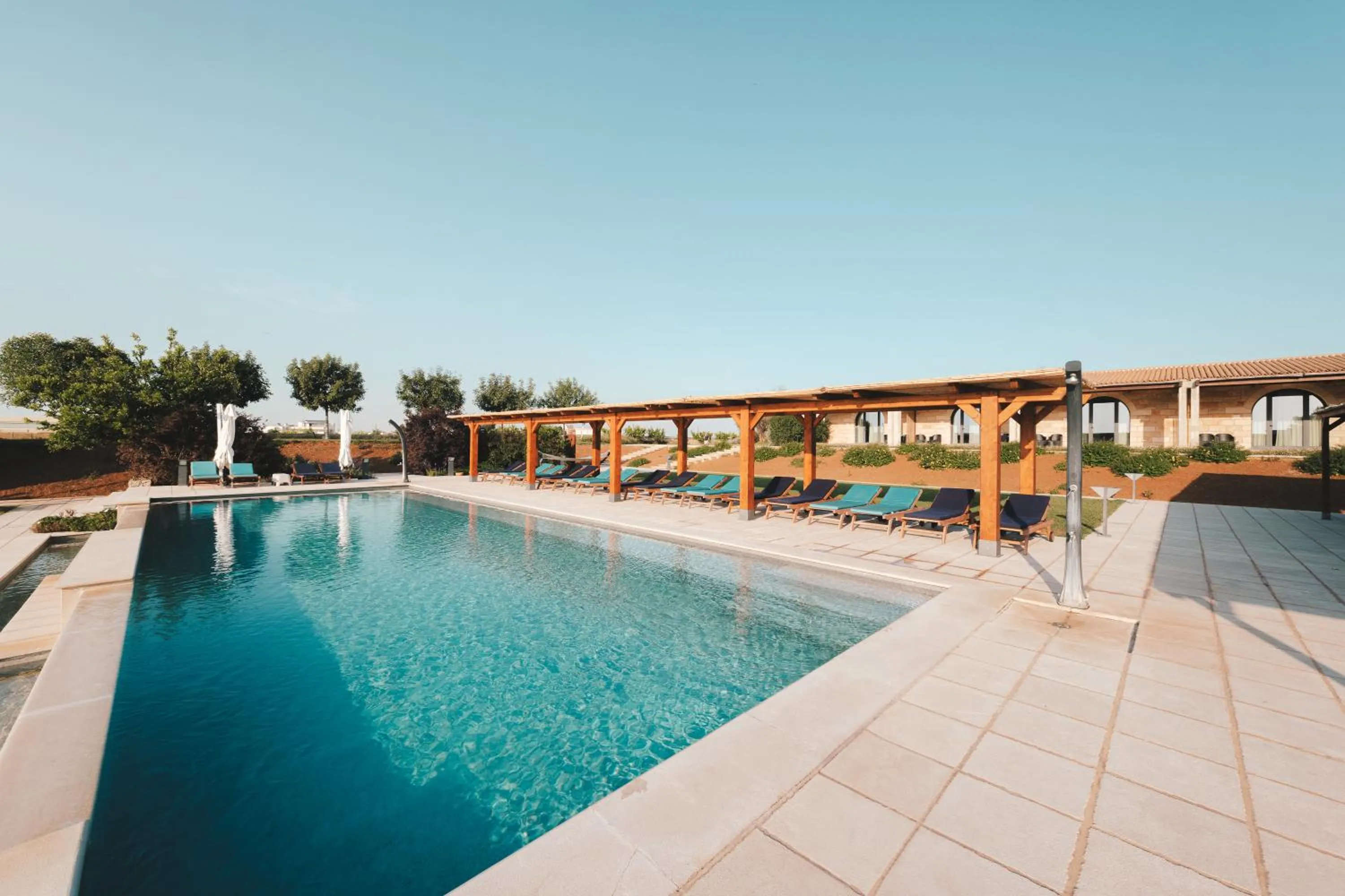 Pool view in Masseria Stali, The Originals Relais