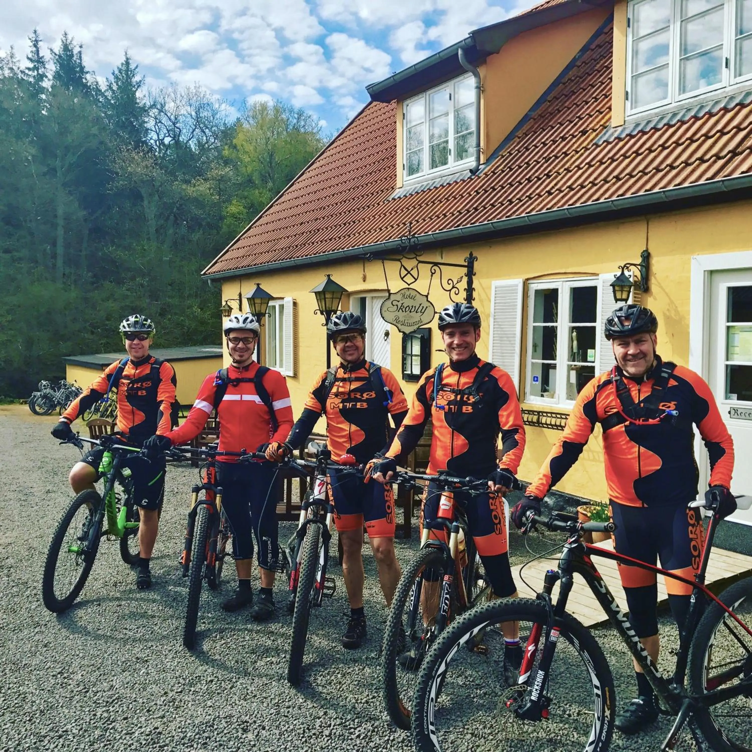 Cycling in Hotel Skovly