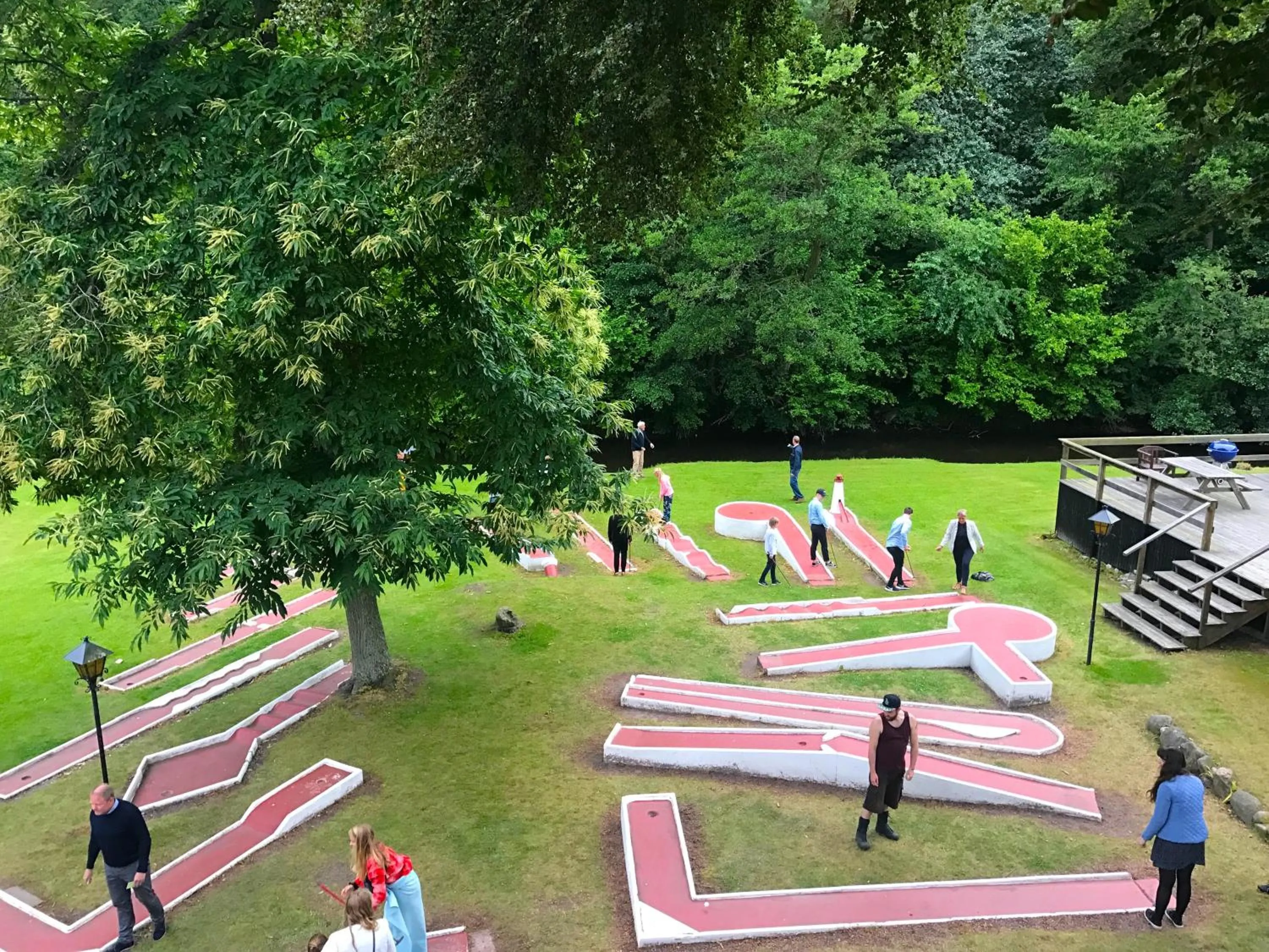 Minigolf in Hotel Skovly