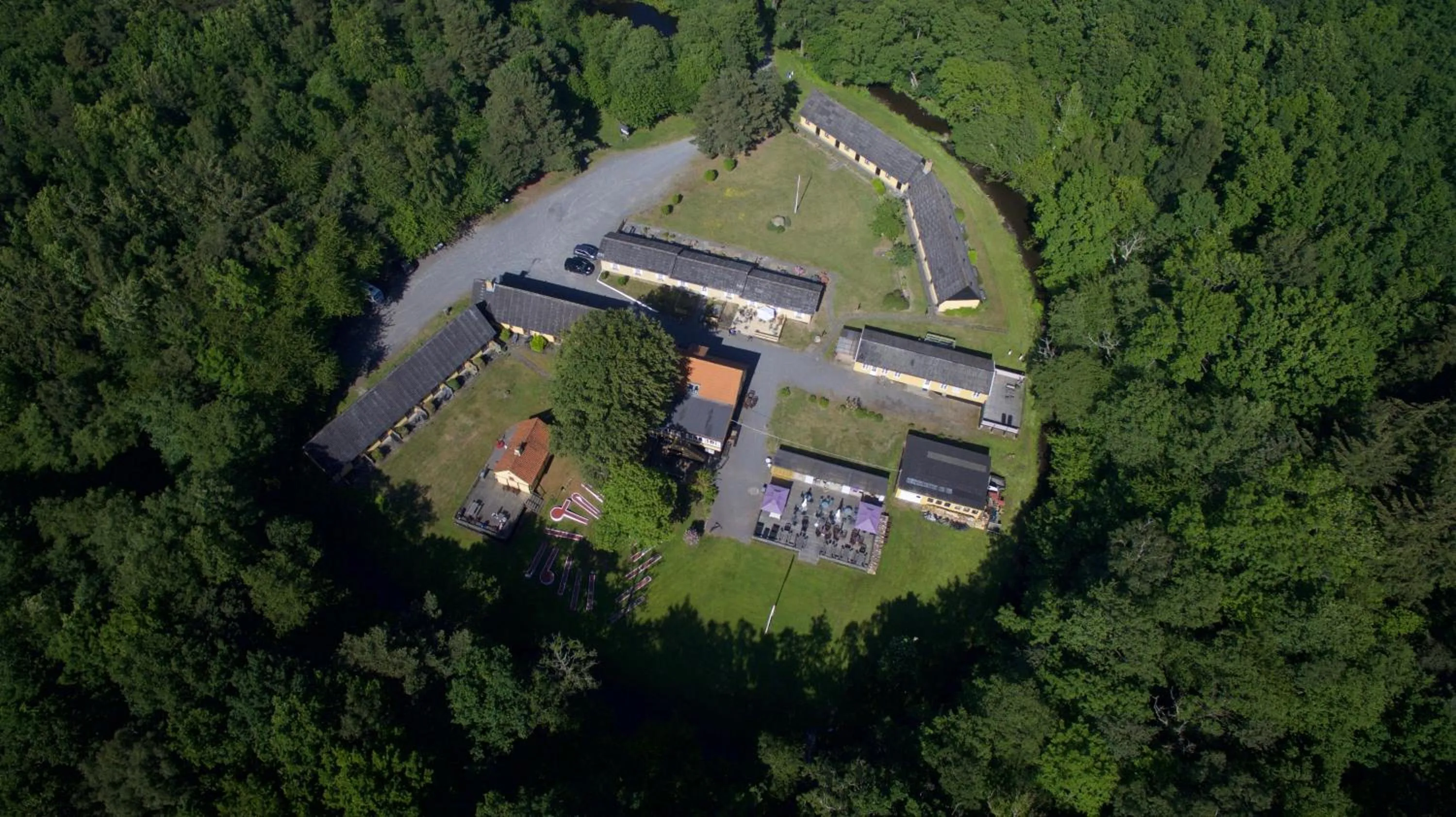 Natural landscape in Hotel Skovly