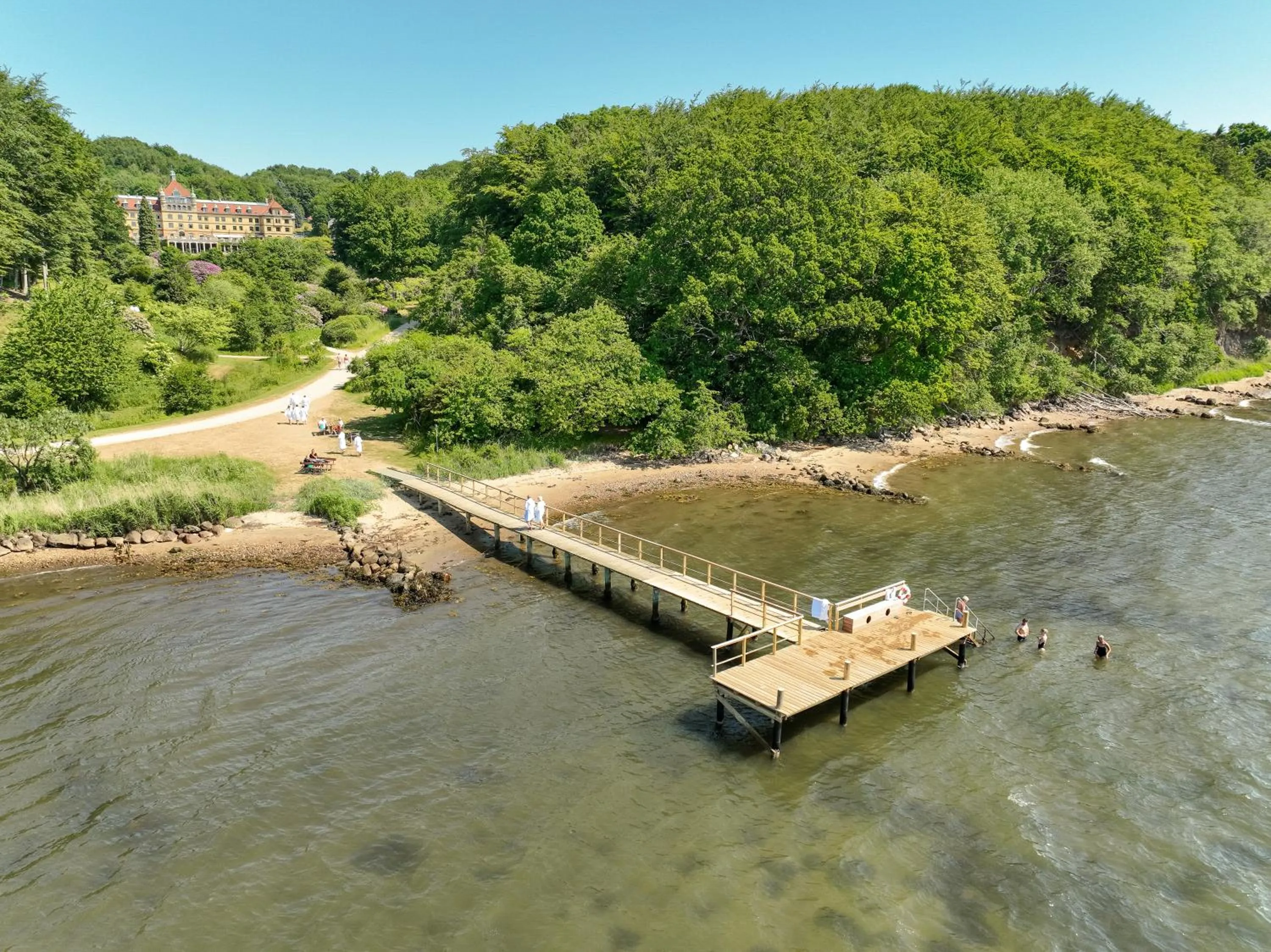 Garden in Hotel Vejlefjord