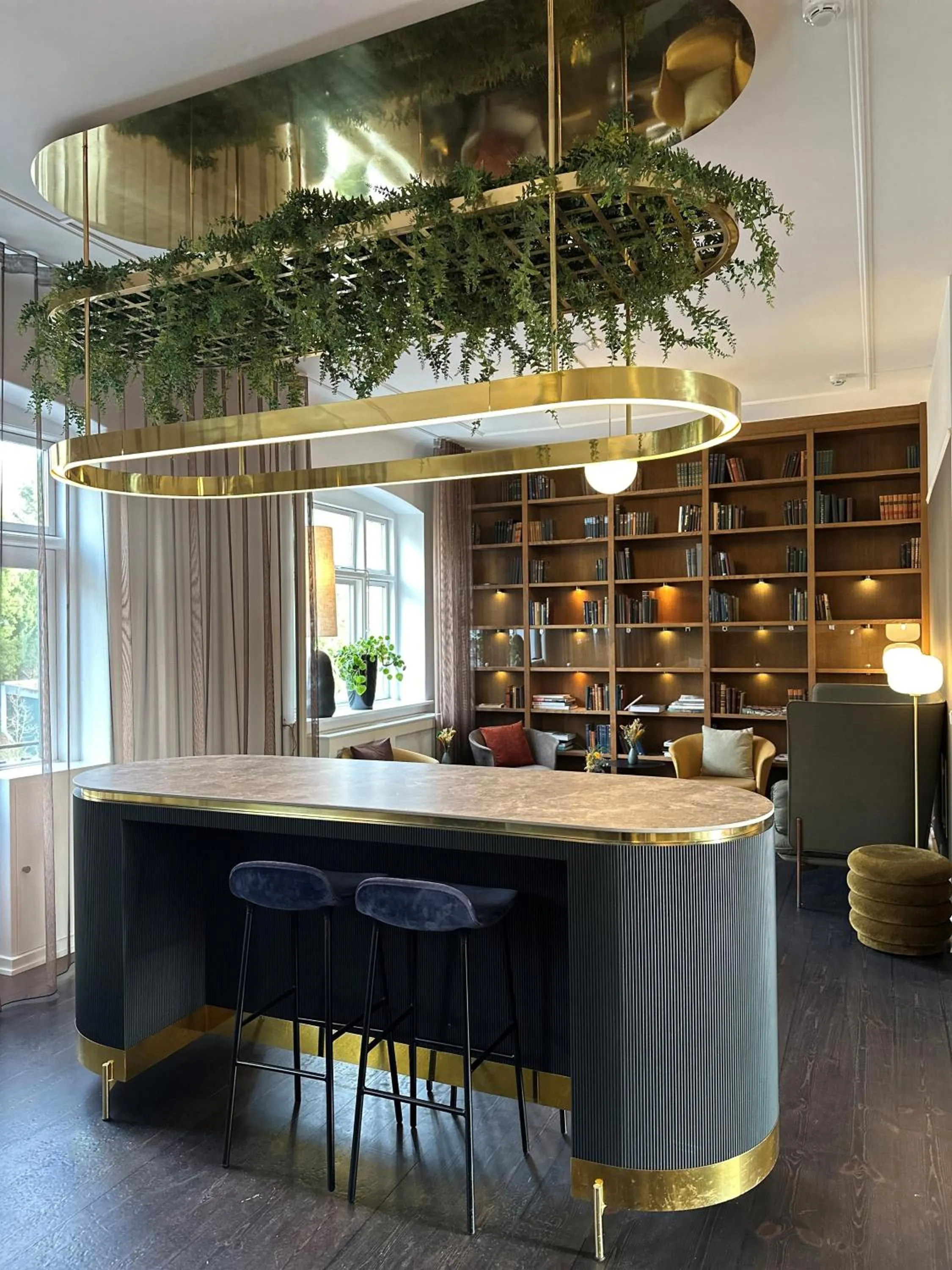 Living room in Hotel Vejlefjord