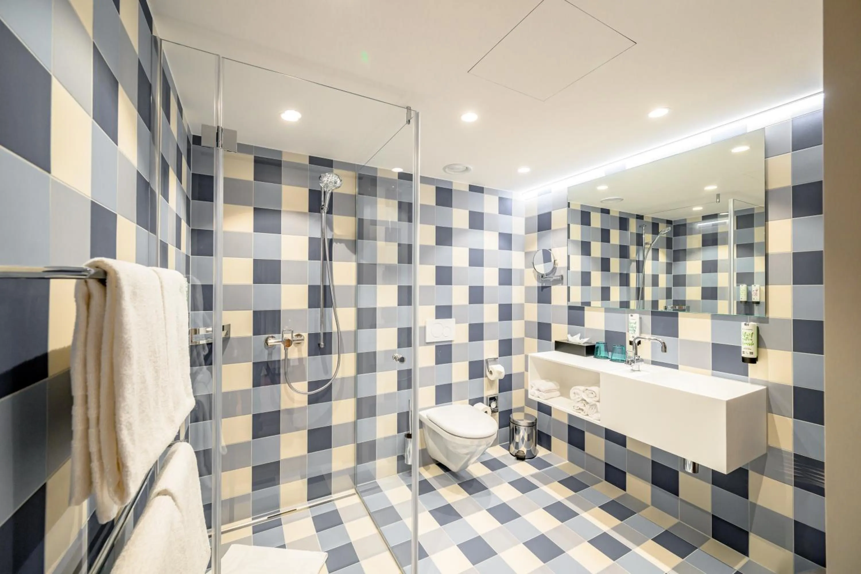 Shower in Placid Hotel Design & Lifestyle Zurich