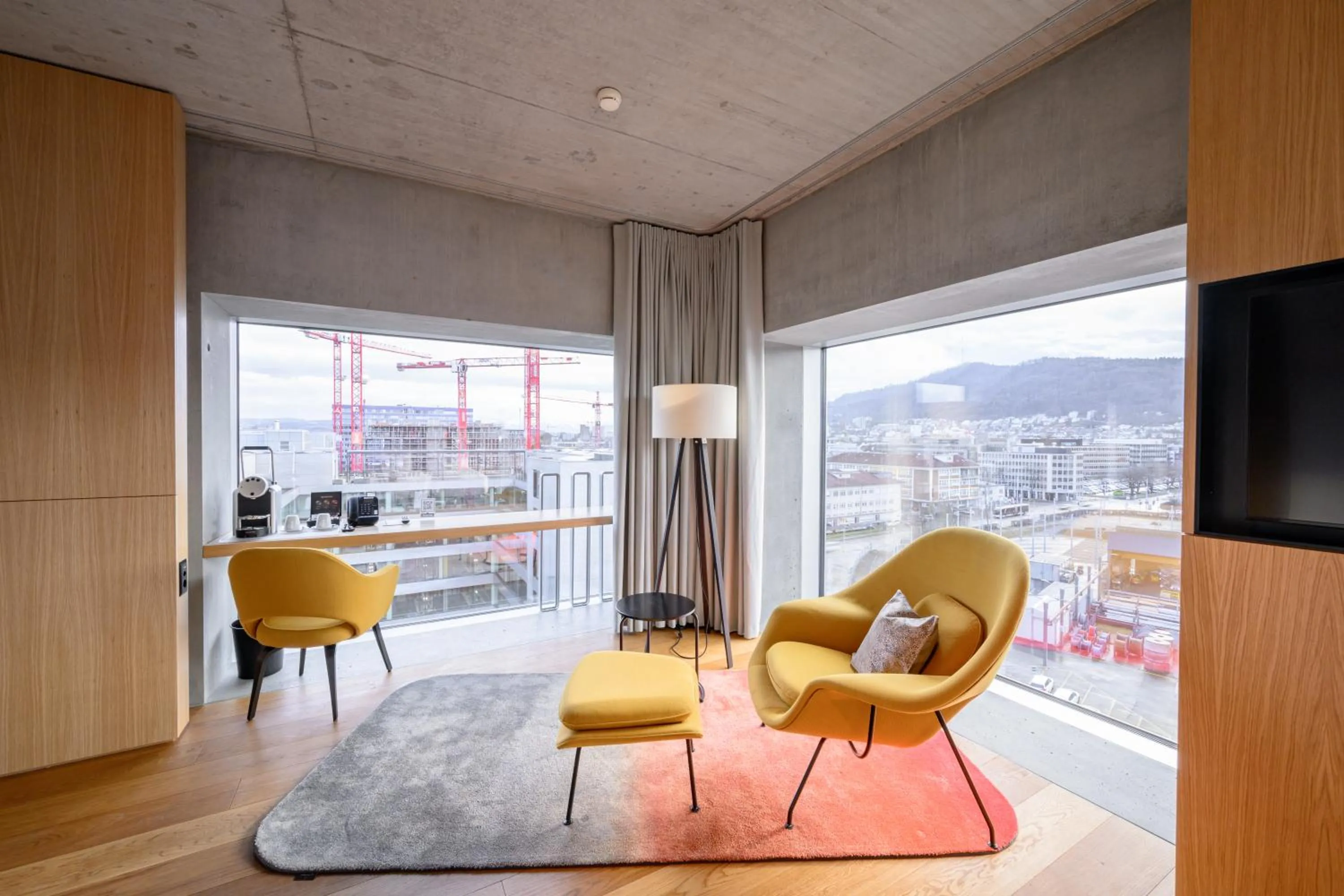 Seating area in Placid Hotel Design & Lifestyle Zurich