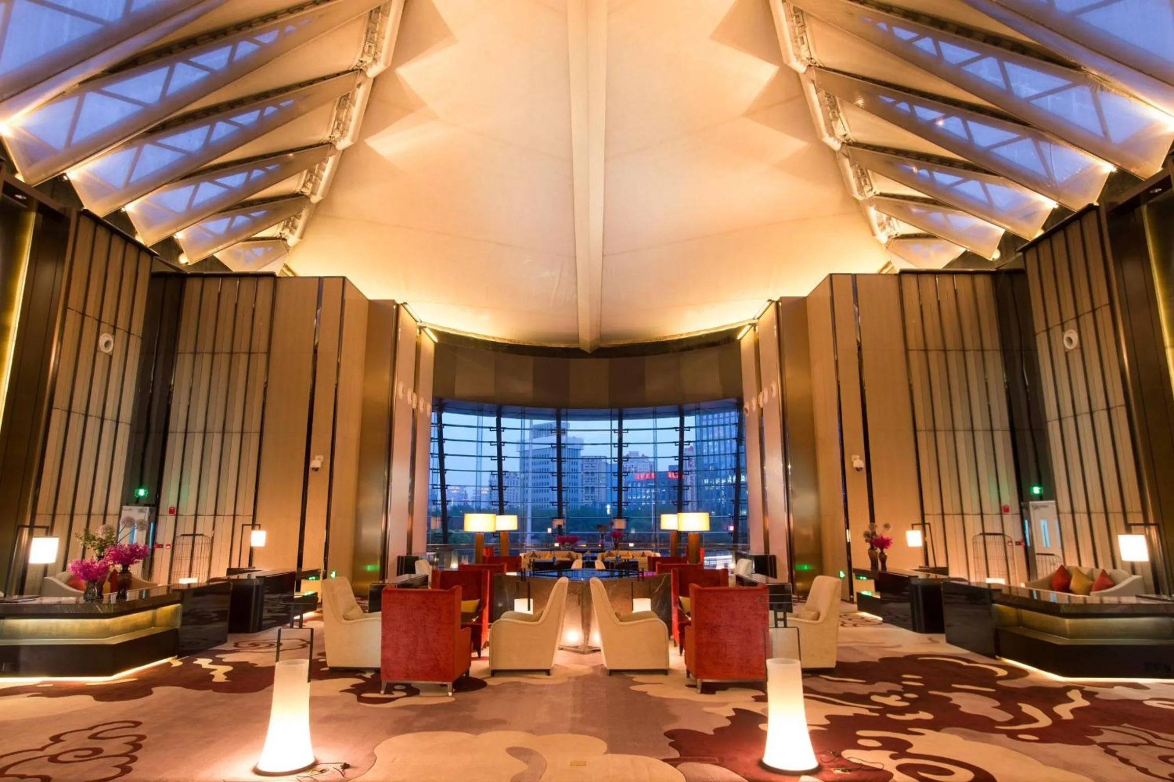 Lobby or reception in Grand Metropark Hotel Beijing