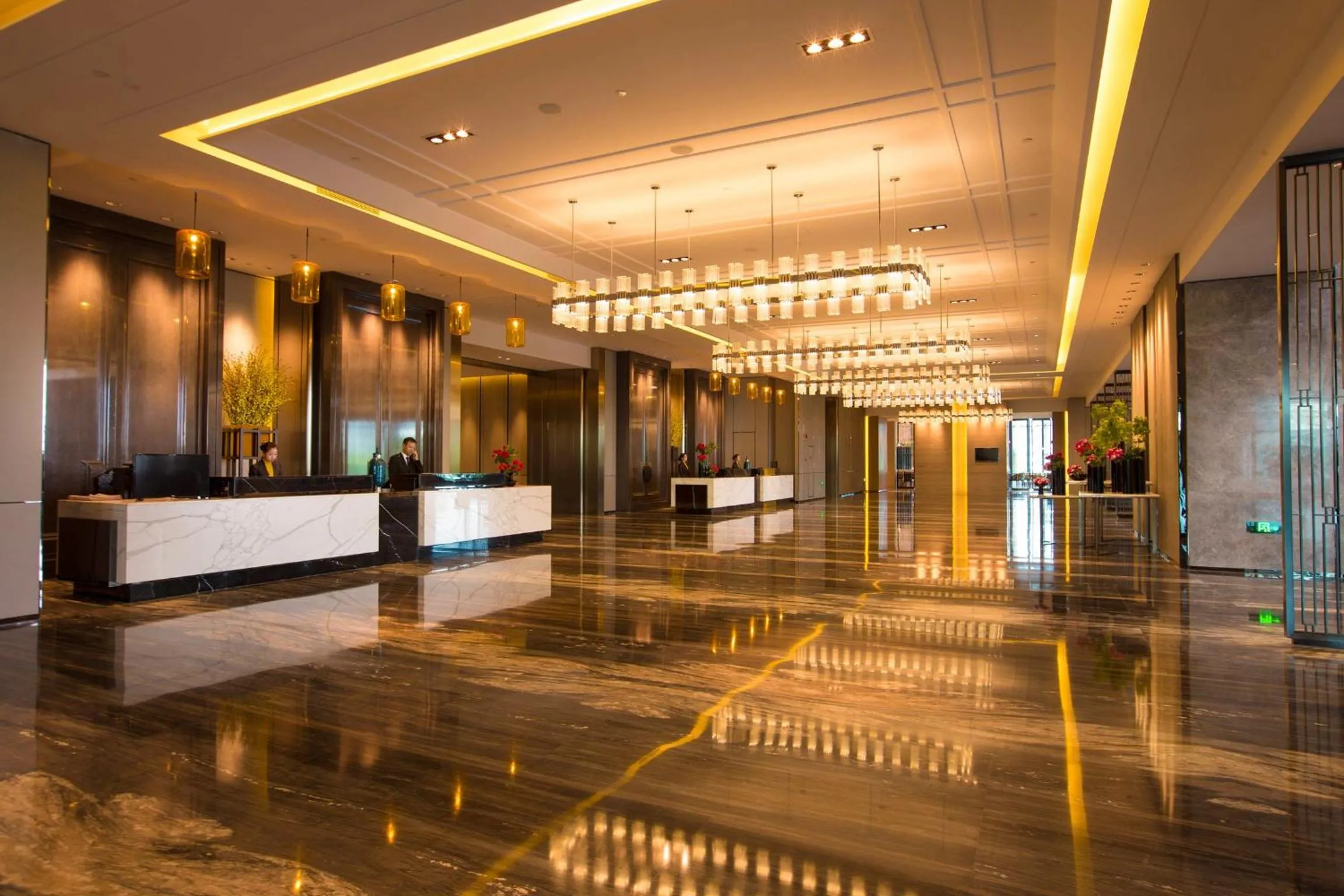 Lobby or reception in Grand Metropark Hotel Beijing