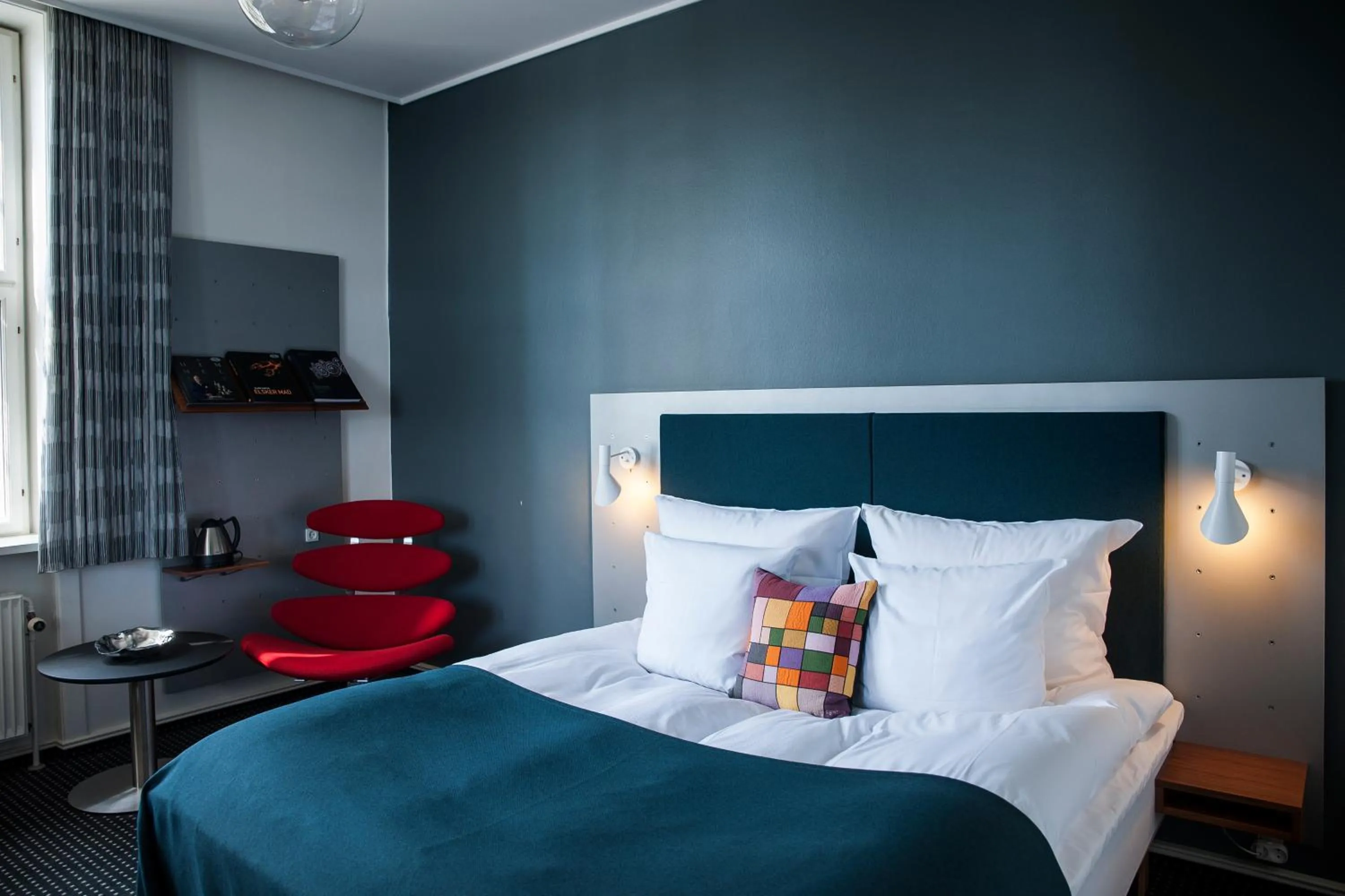 Bed in Hotel Koldingfjord