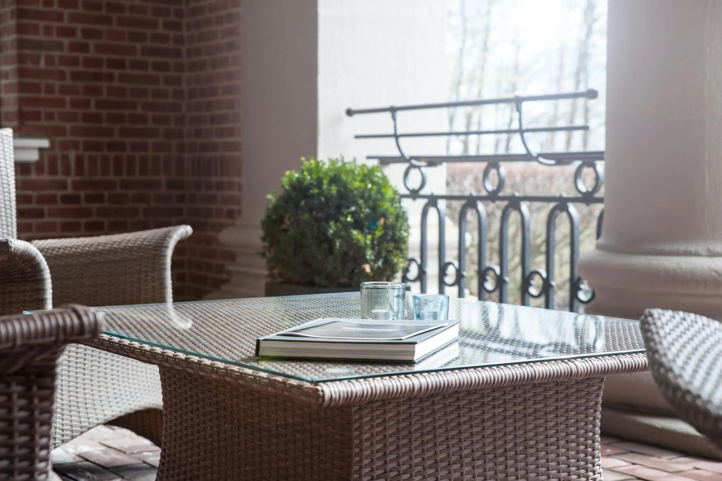 Patio in Hotel Koldingfjord