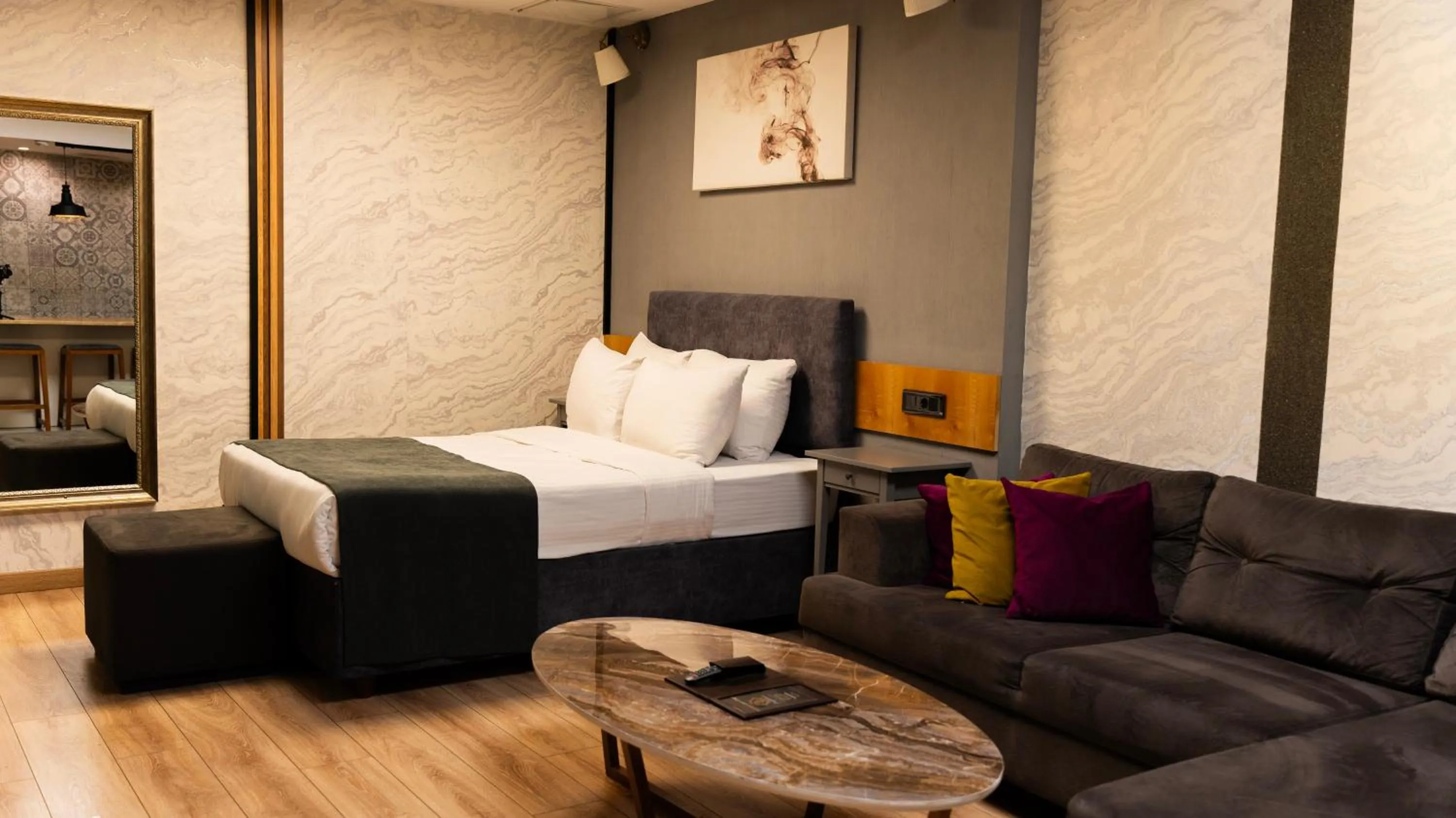 Bed in Mas Suites Nisantasi