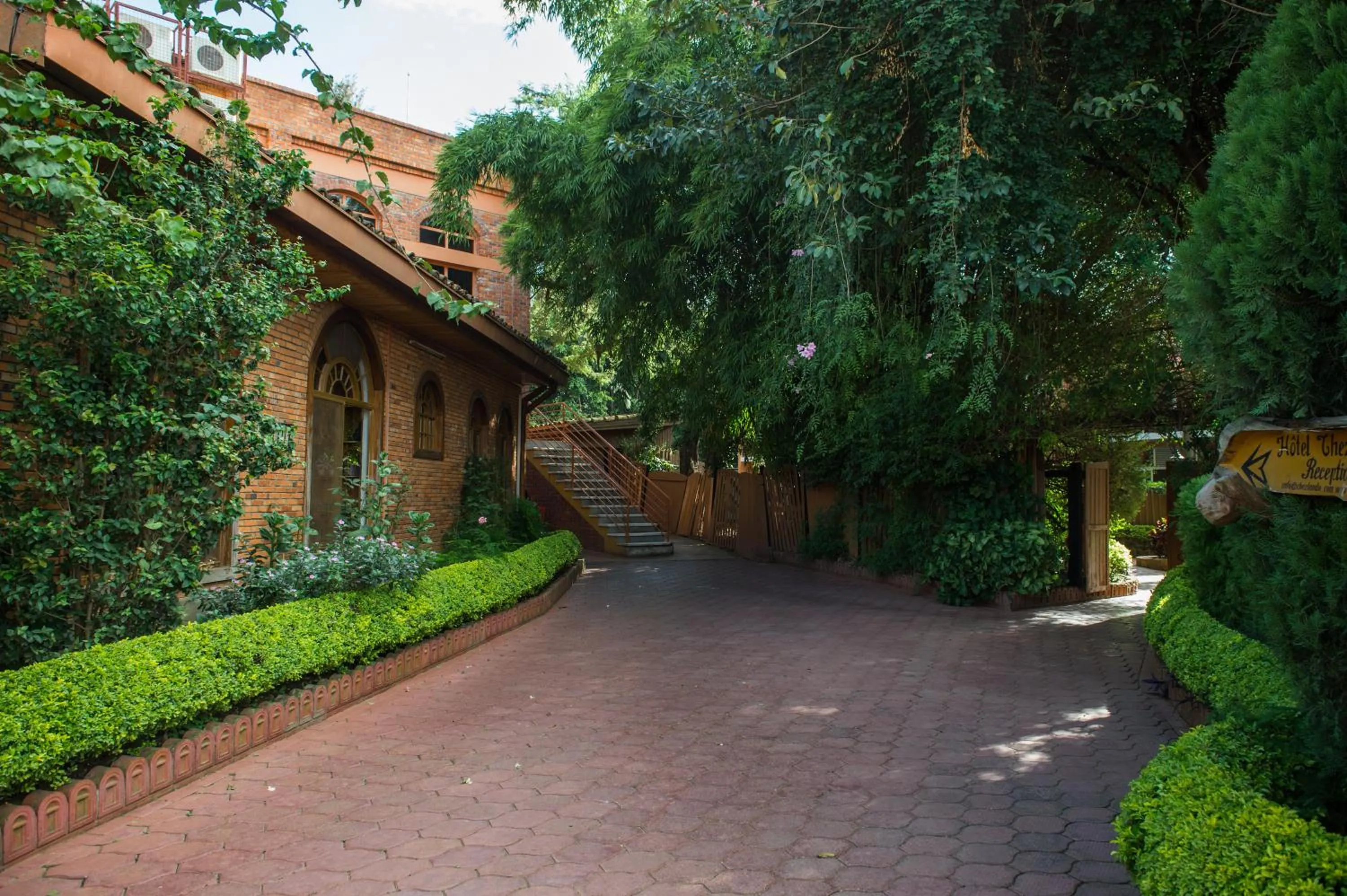 Property building in Hotel Chez Lando