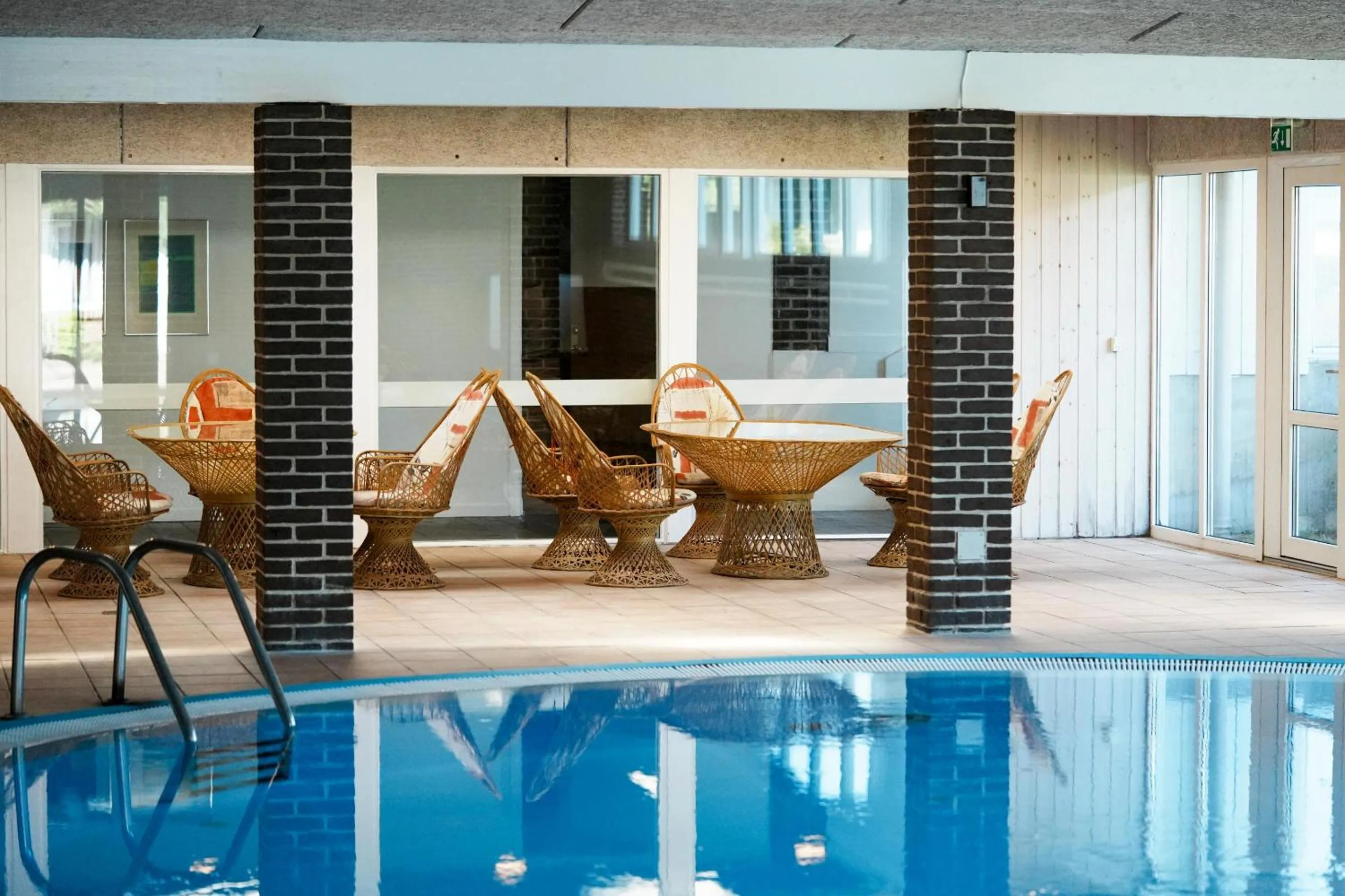 Pool view in Hotel Pejsegaarden