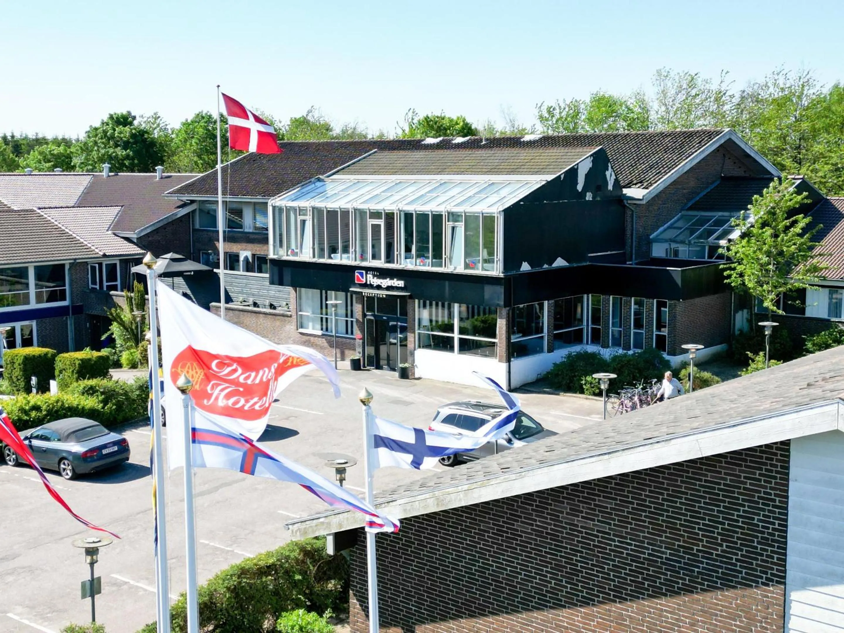 Bird's eye view in Hotel Pejsegaarden