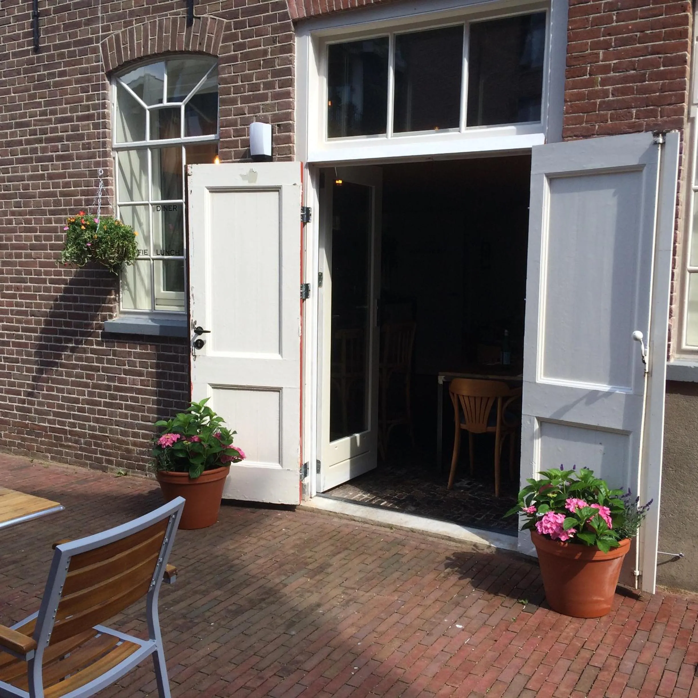 Patio in Proeverij de Azijnmakerij
