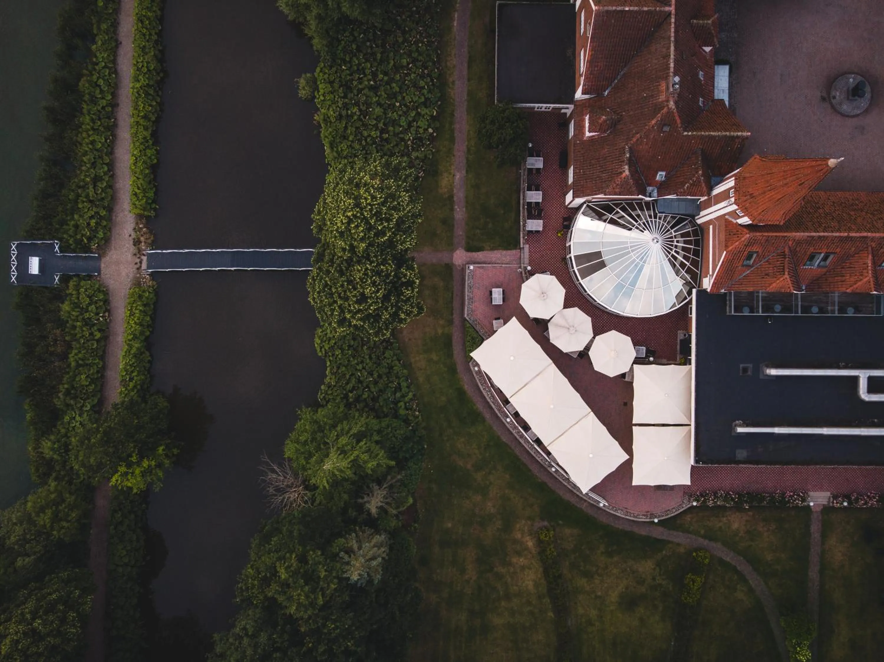 Balcony/Terrace in Hotel Sørup Herregaard