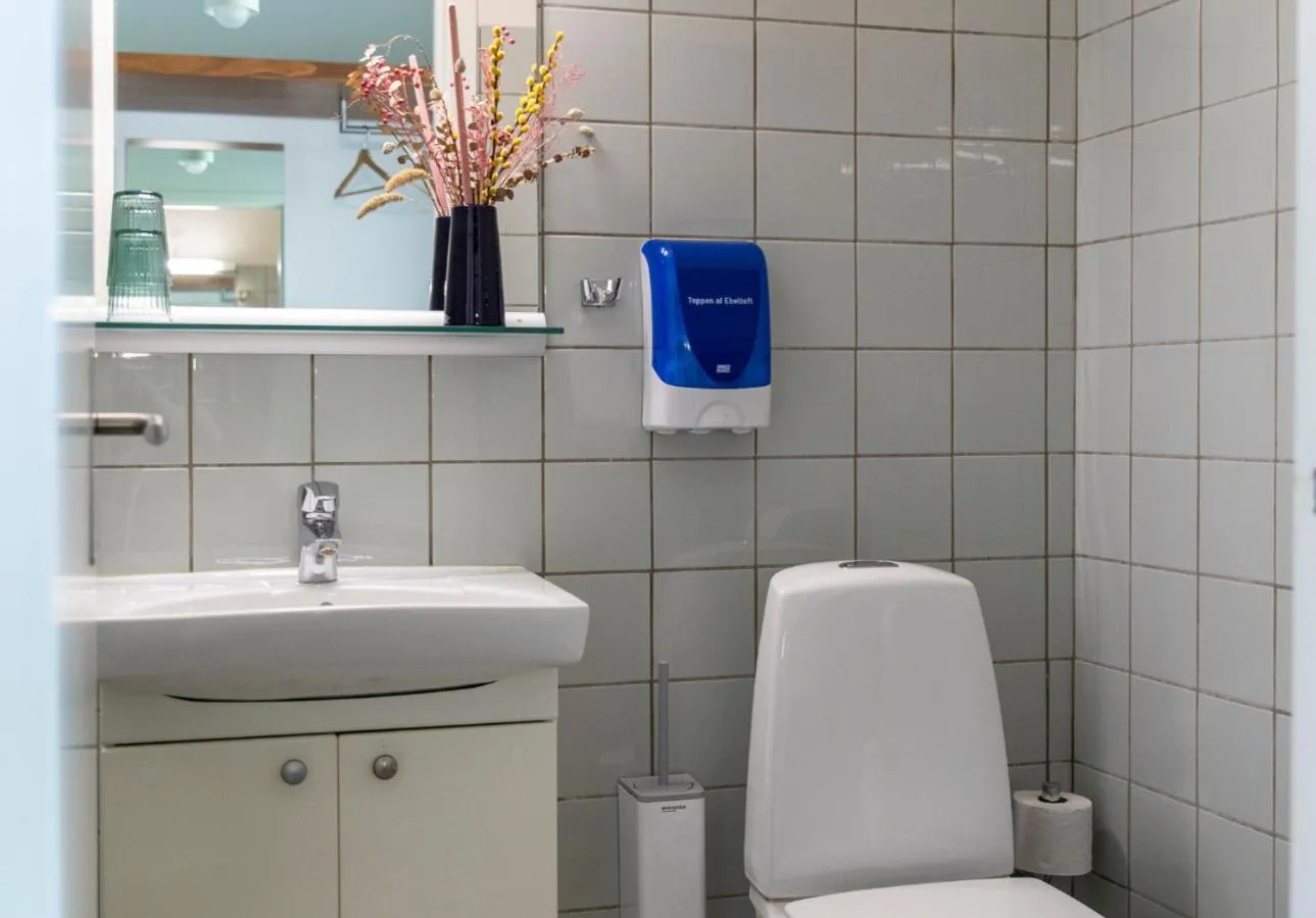 Toilet in Hotel Toppen af Ebeltoft