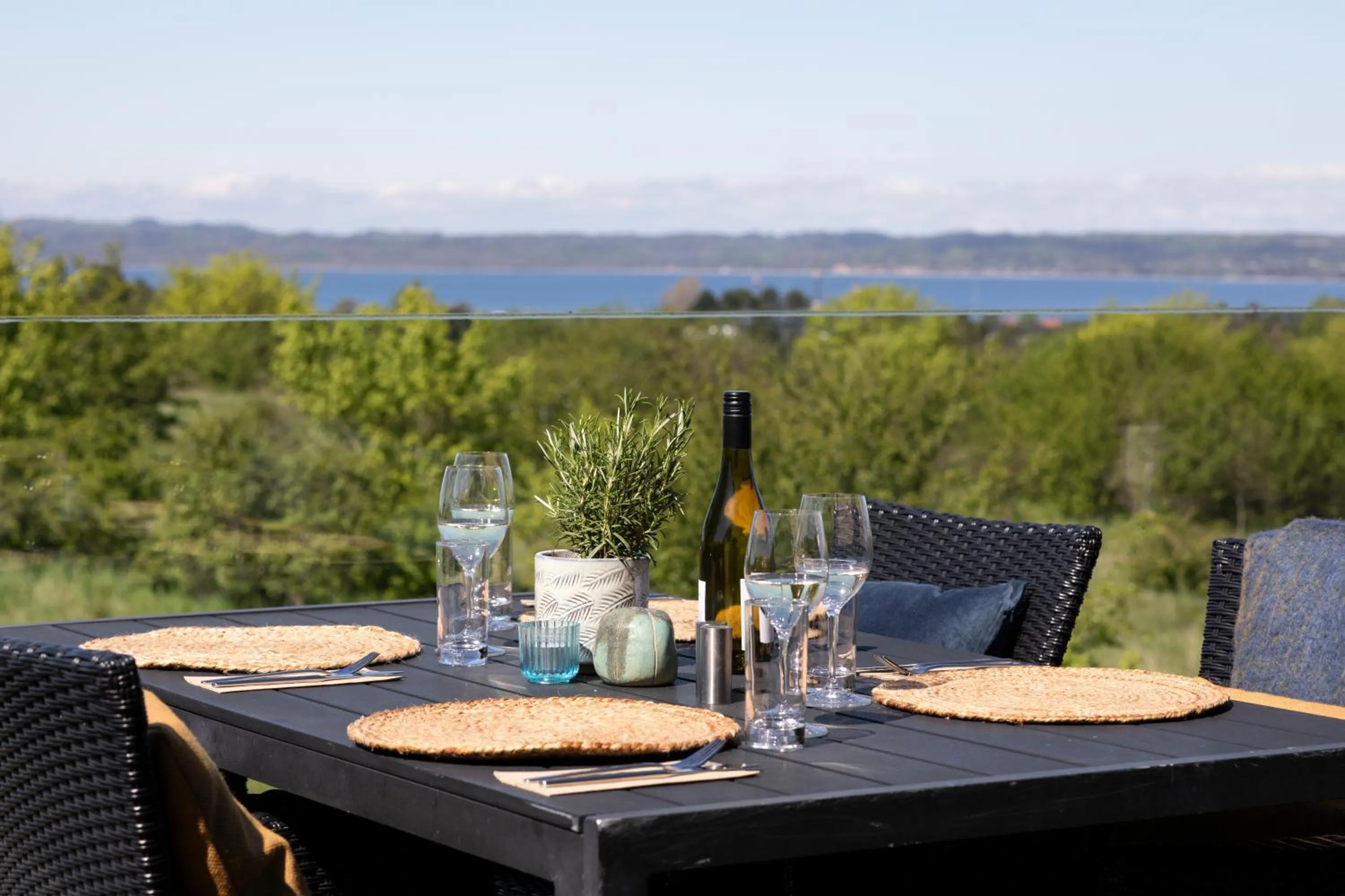 Balcony/Terrace in Hotel Toppen af Ebeltoft