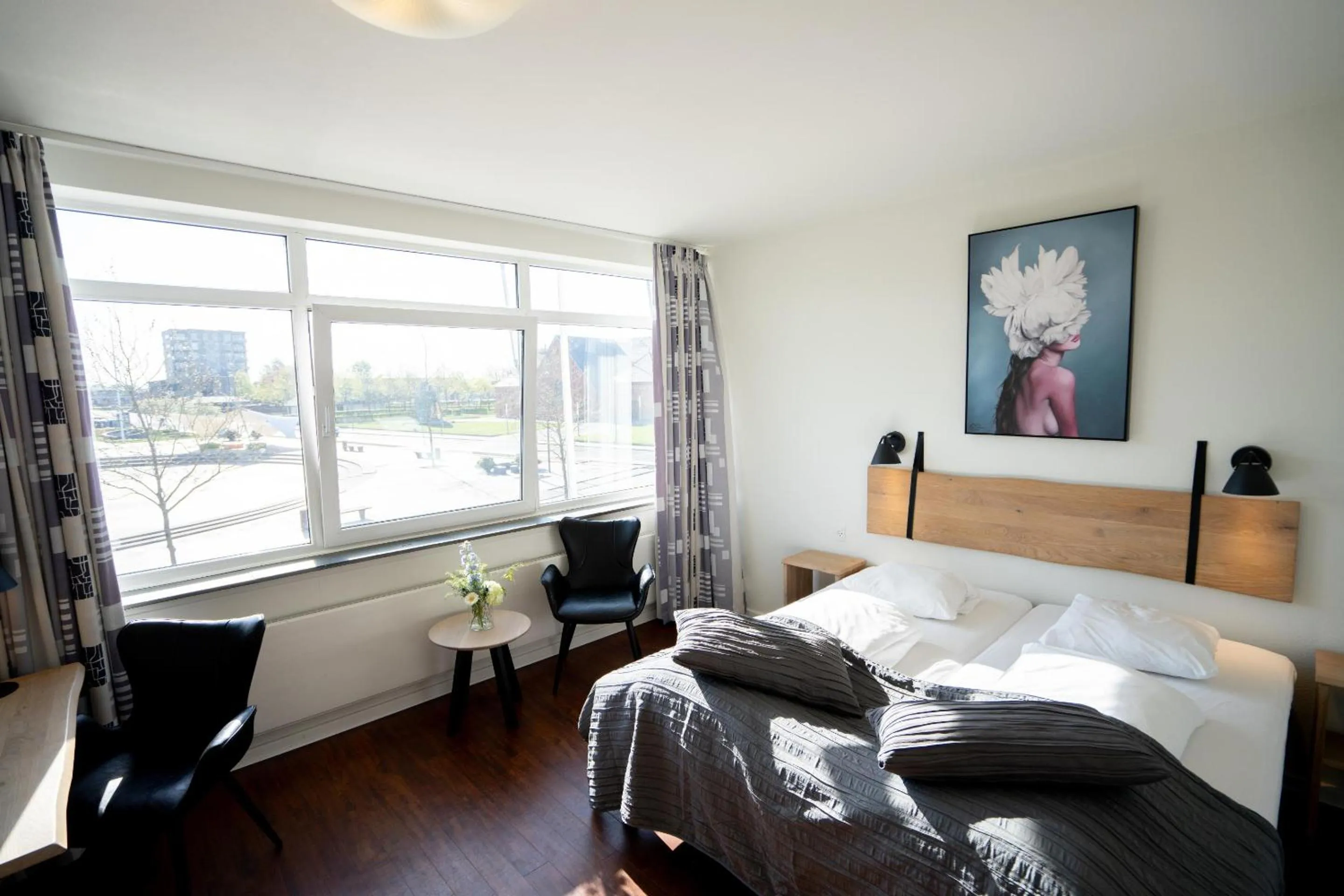 Living room, Bed in Hotel Medi