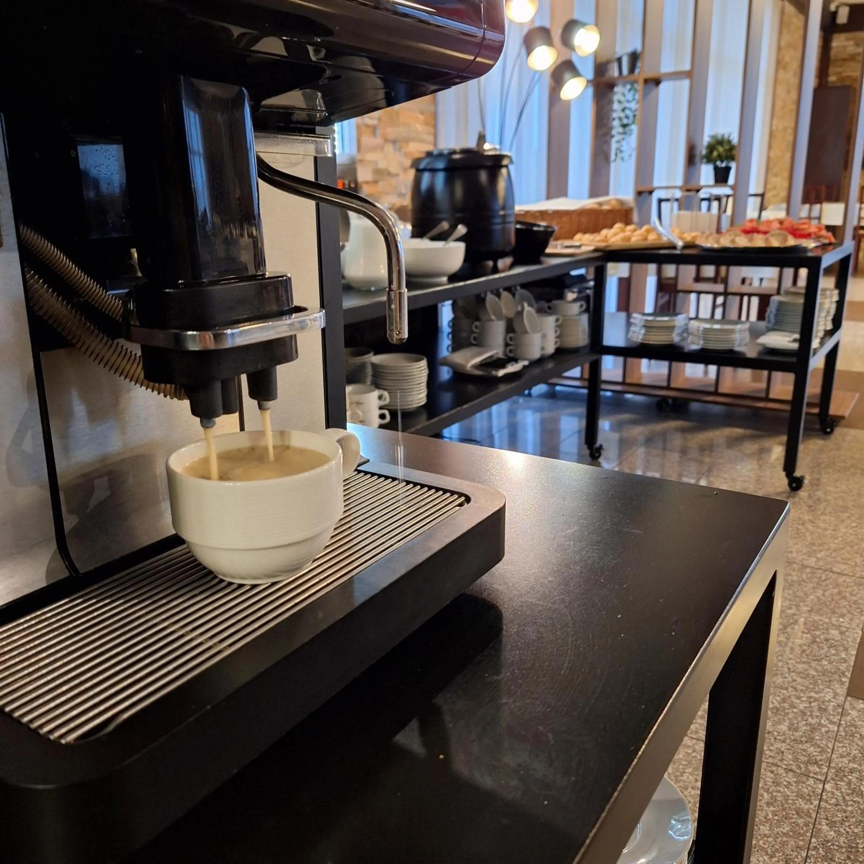 Breakfast in Hotel i Aquapark Olender