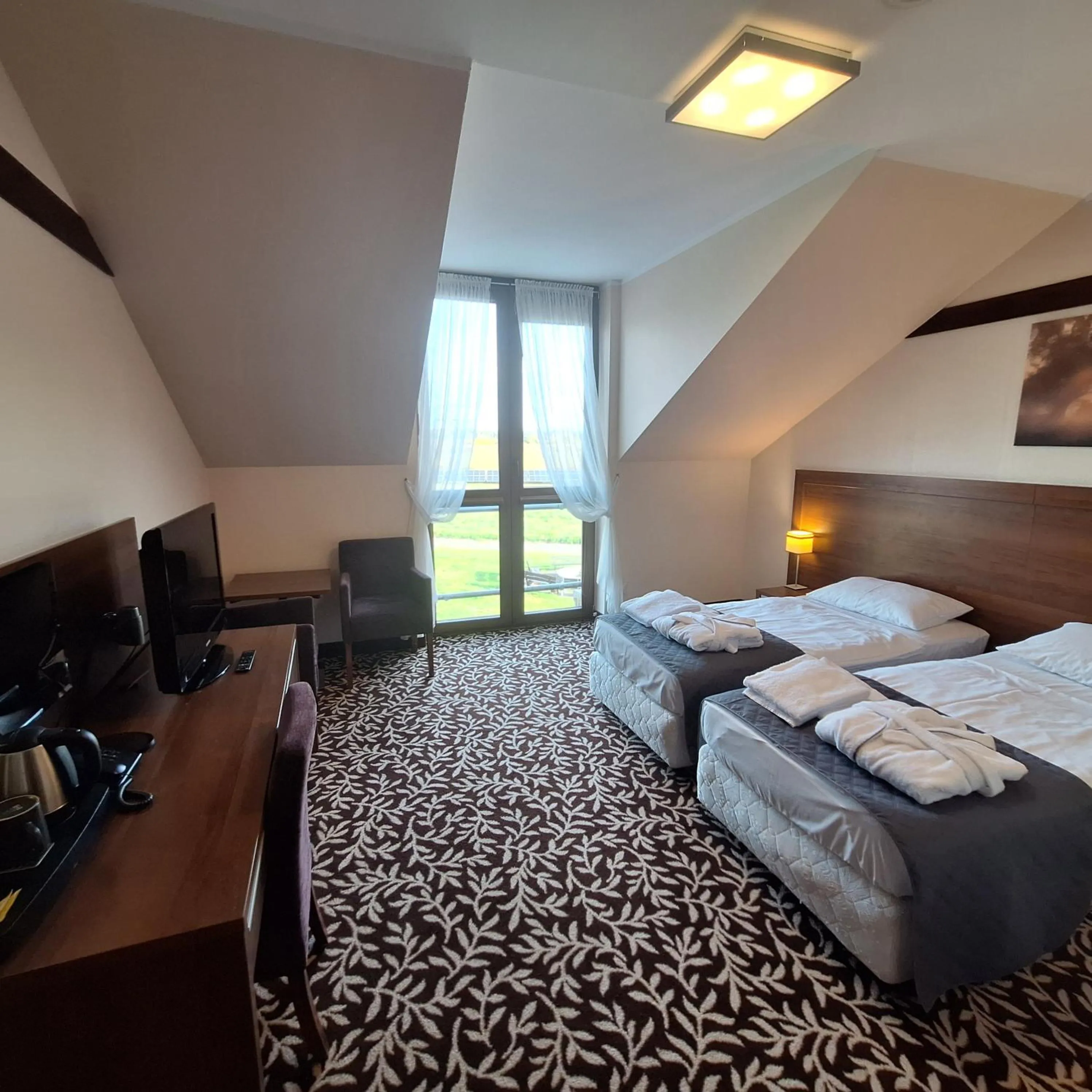 Bed in Hotel i Aquapark Olender