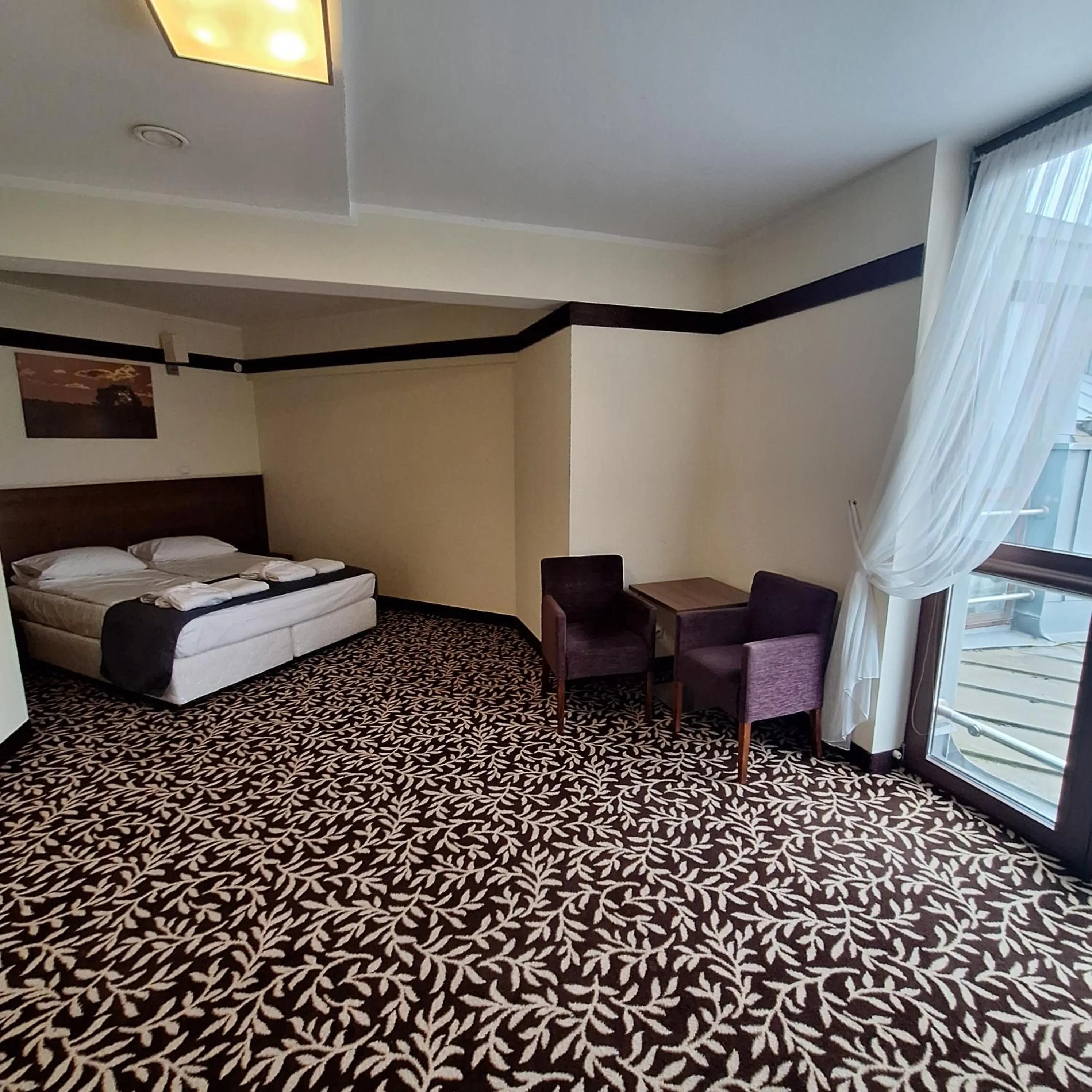 Bed in Hotel i Aquapark Olender