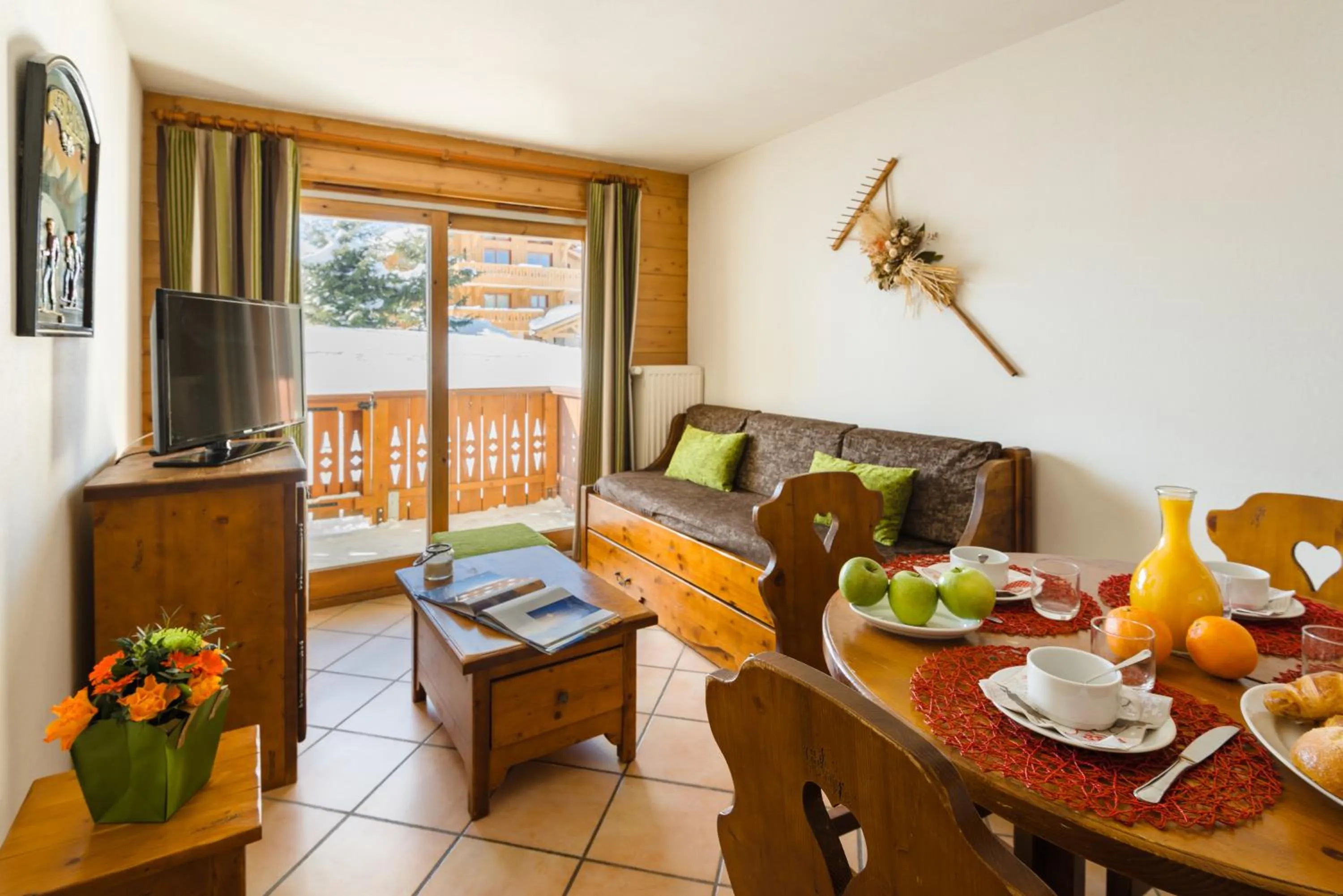 Living room in Lagrange Vacances Le Village des Lapons