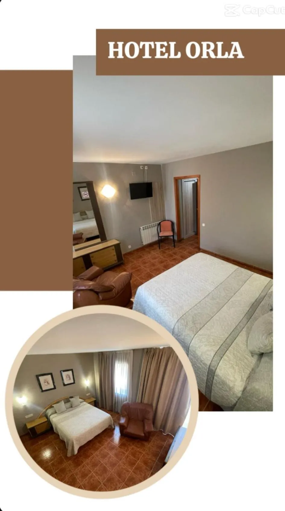 Communal lounge/ TV room, Bed in Hotel Orla