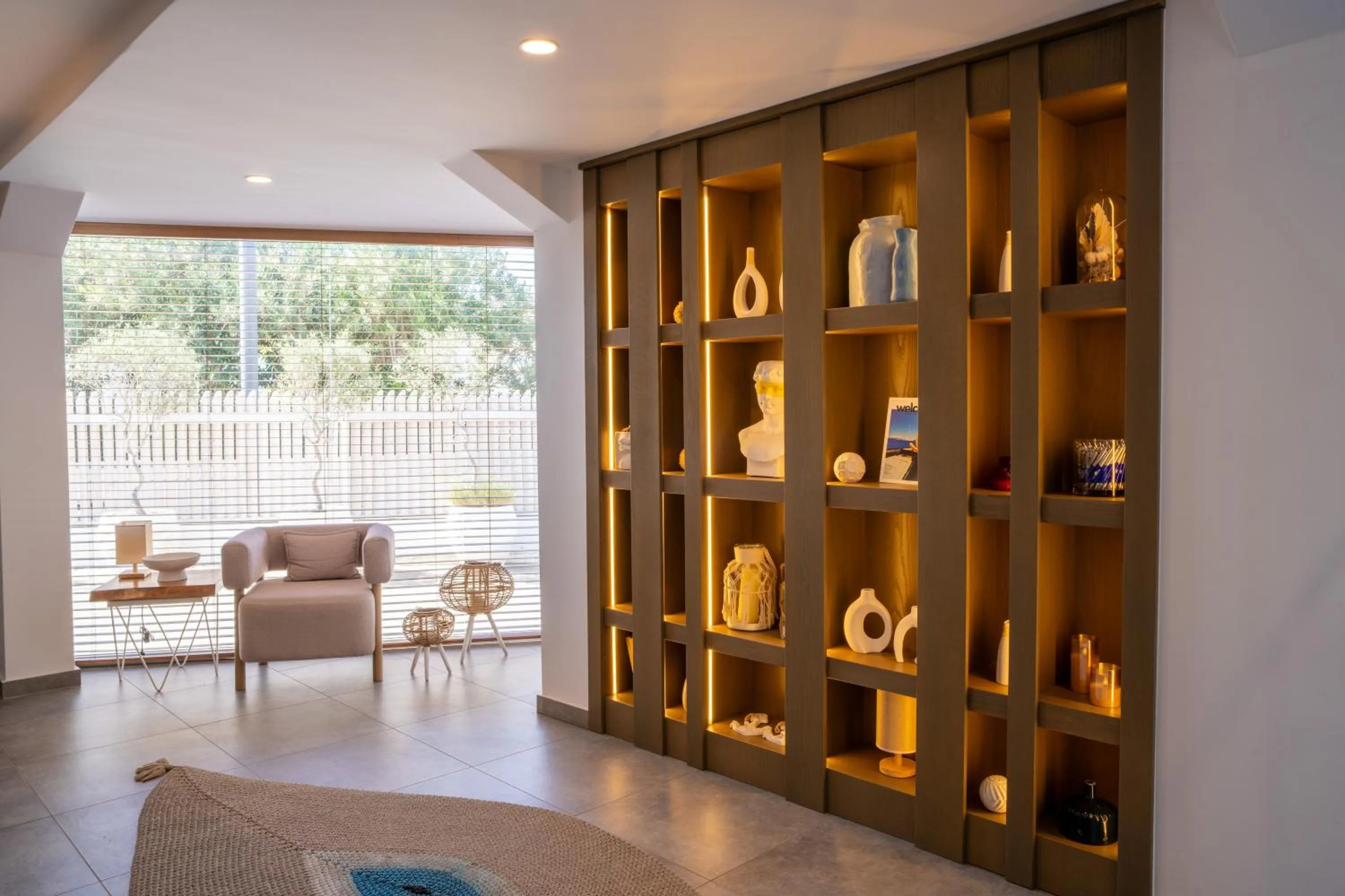 Seating area in Blue Harbour Boutique