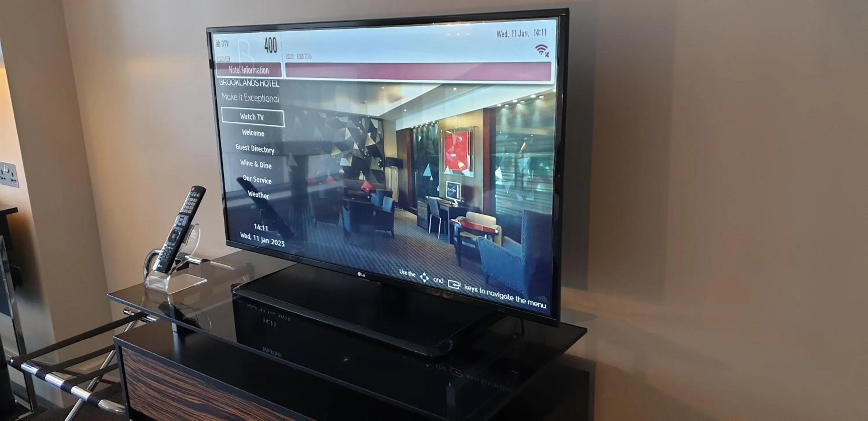 TV and multimedia in Brooklands Hotel & Spa