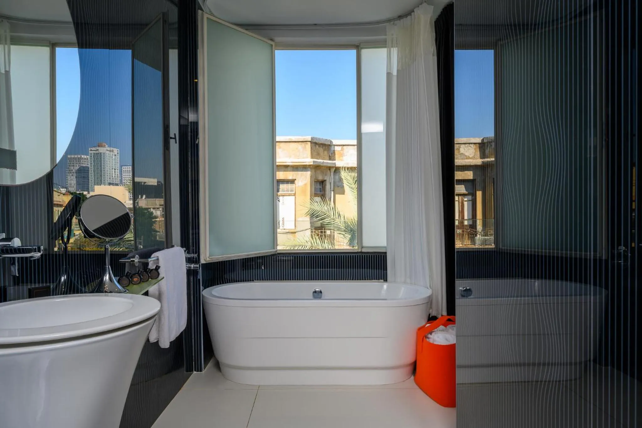 Bathroom in Poli House by AFI Hotels