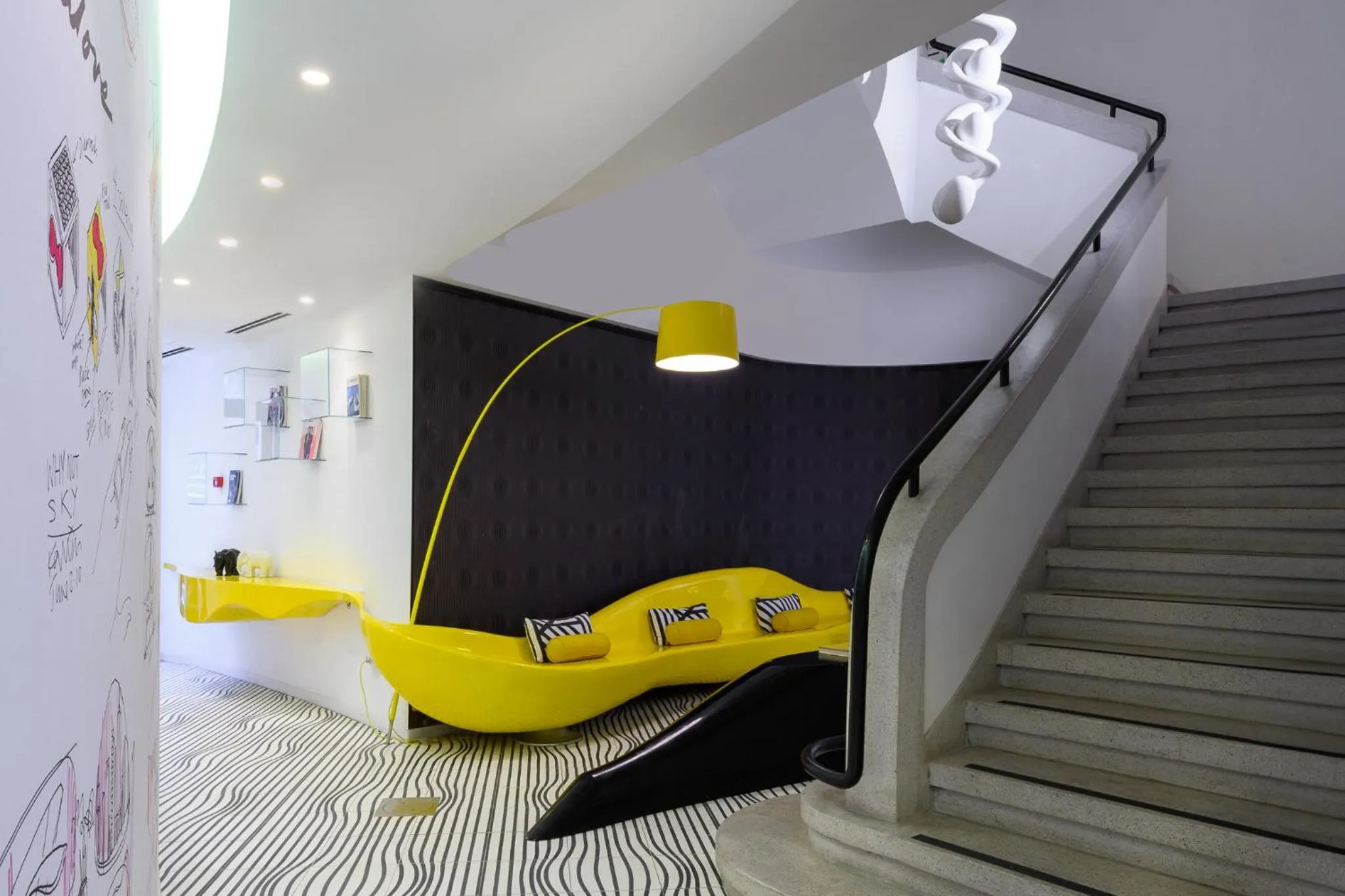 Seating area in Poli House by AFI Hotels